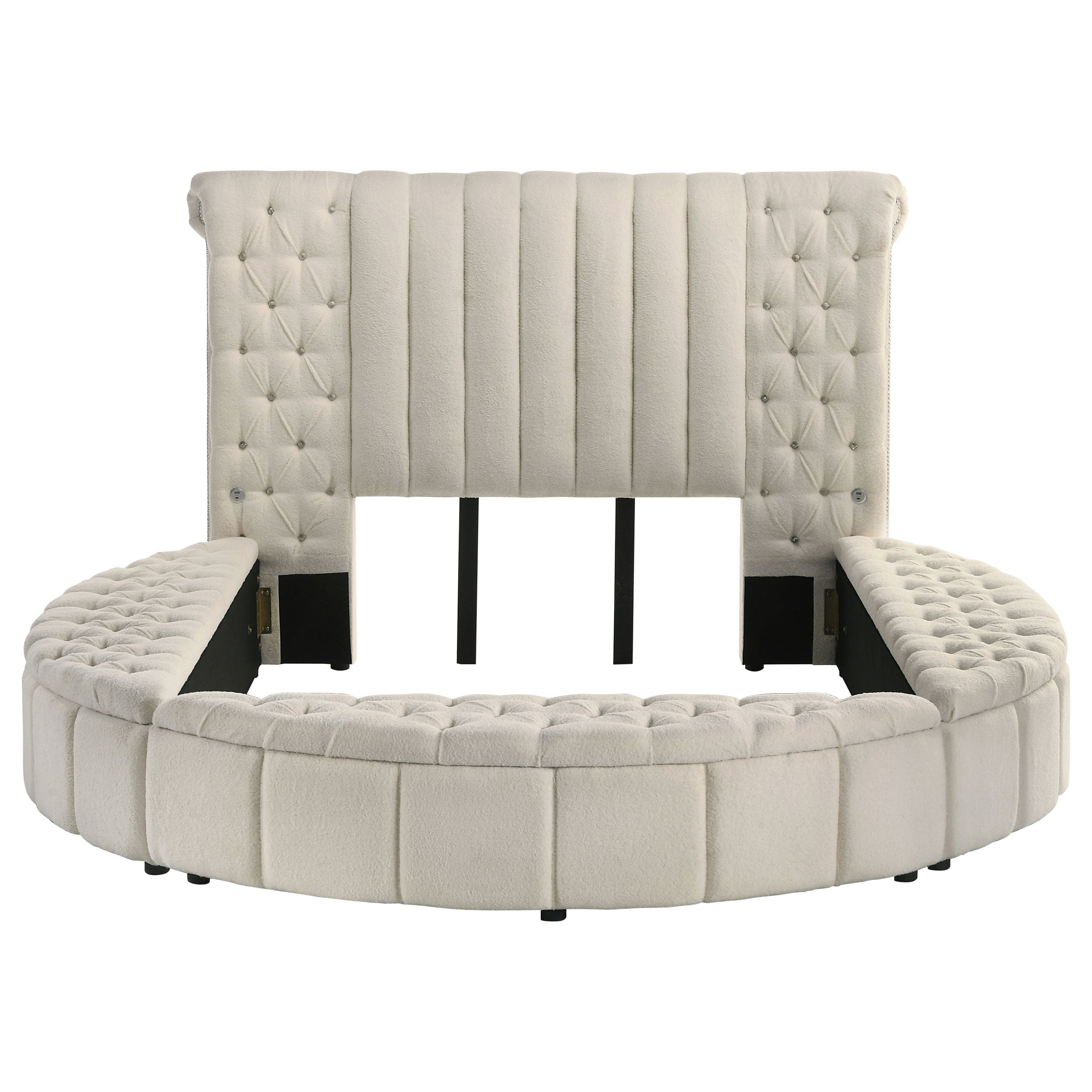 Sonya Panel Floor Storage Bed - Luxury Home Furniture (MI)