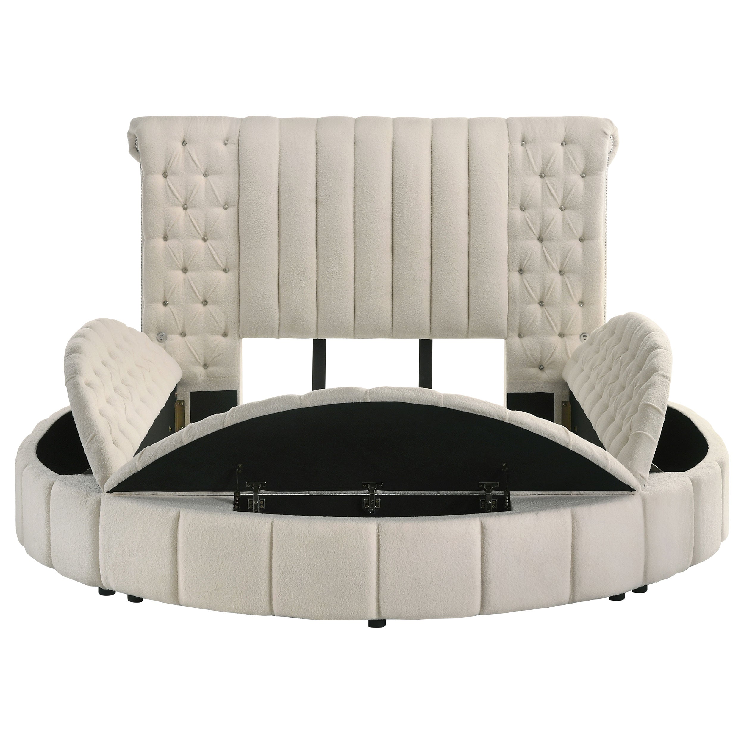 Sonya Panel Floor Storage Bed - Luxury Home Furniture (MI)