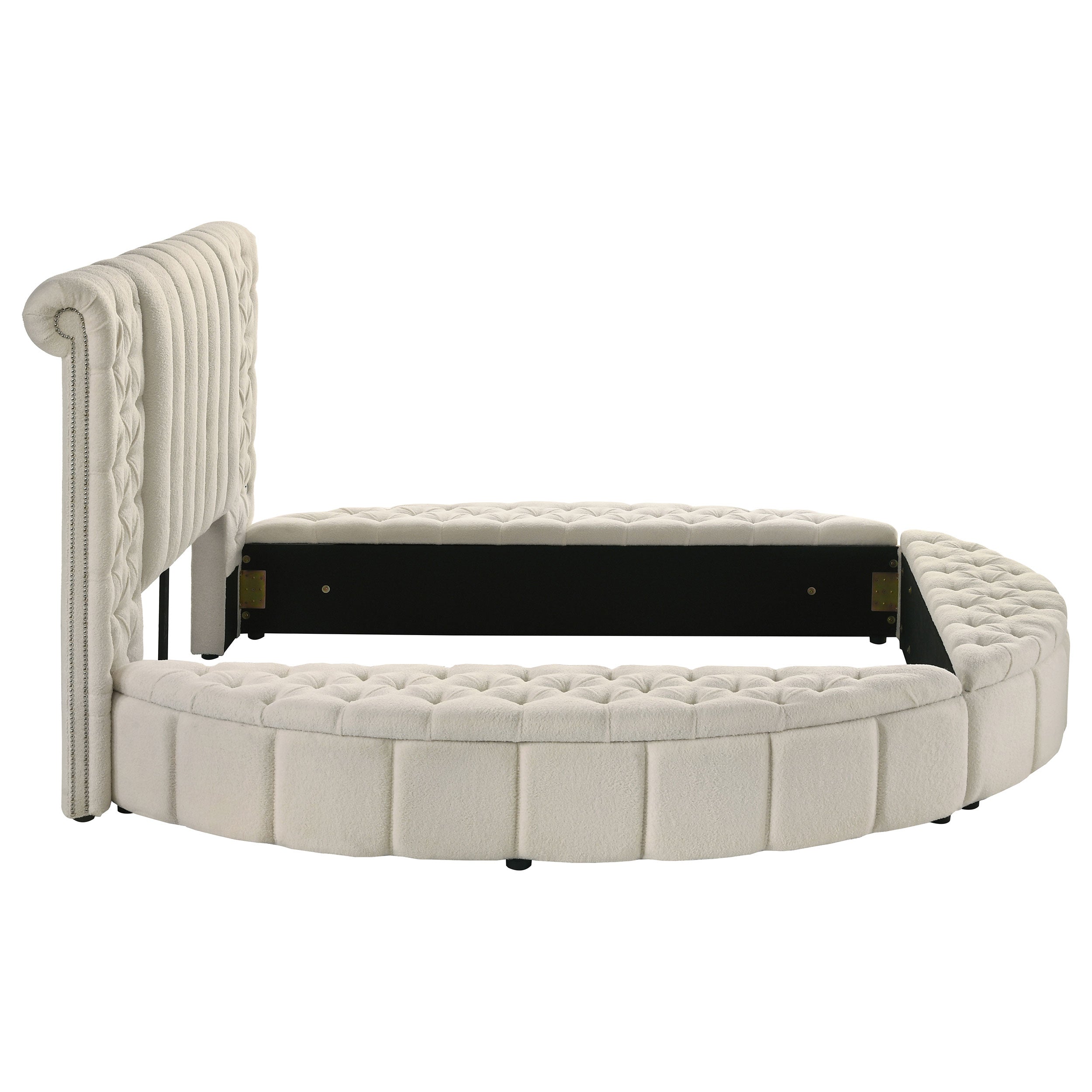 Sonya Panel Floor Storage Bed - Luxury Home Furniture (MI)