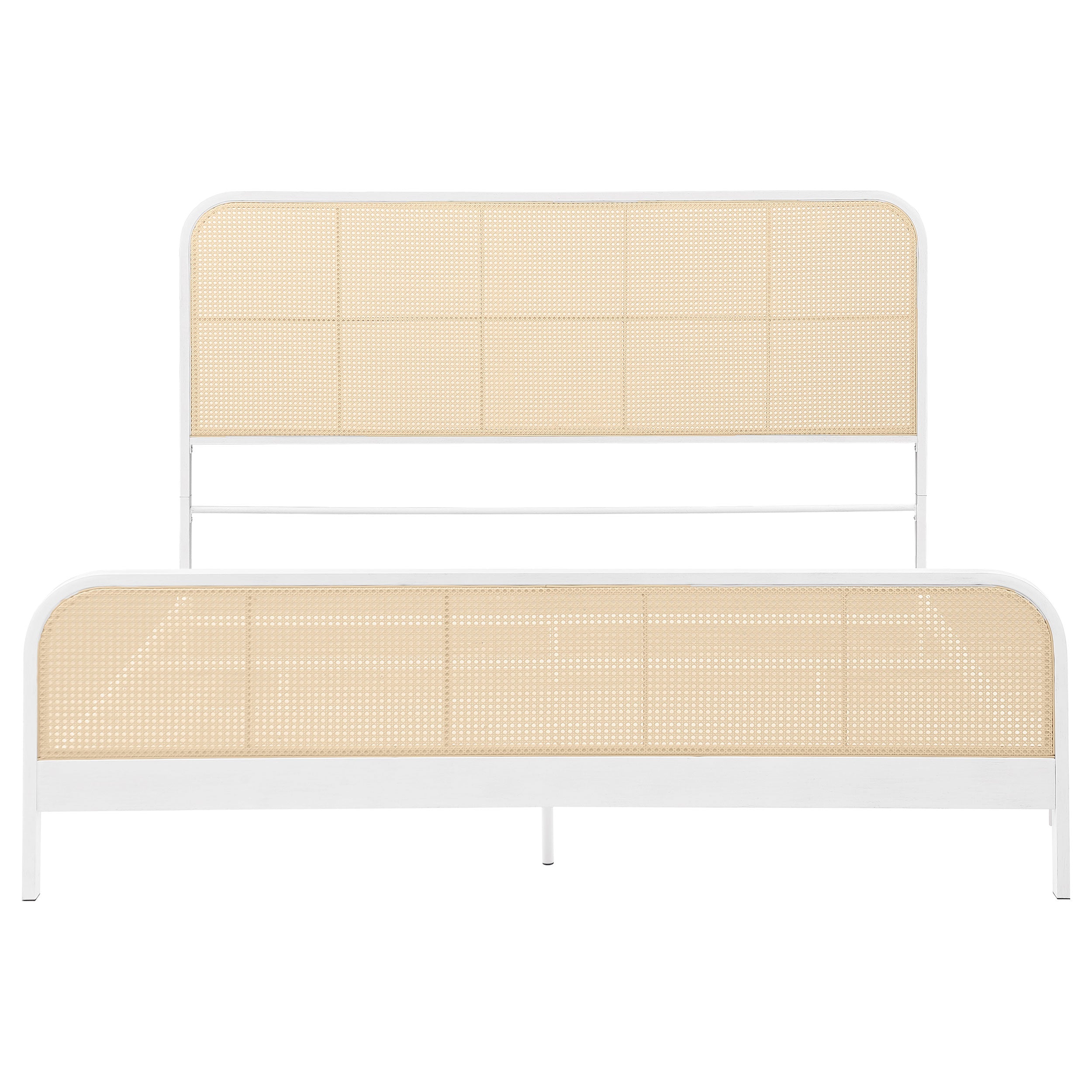 Lanewood Eastern King & Queen Bed Black & White - Luxury Home Furniture (MI)