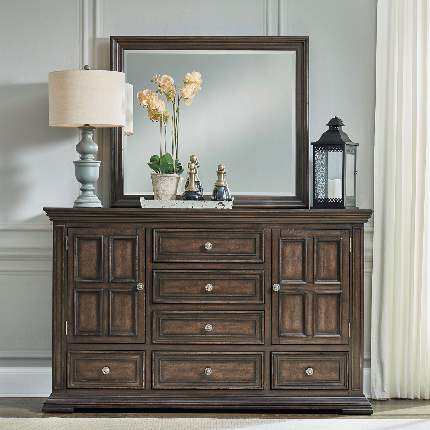 Big Valley Dresser & Mirror image