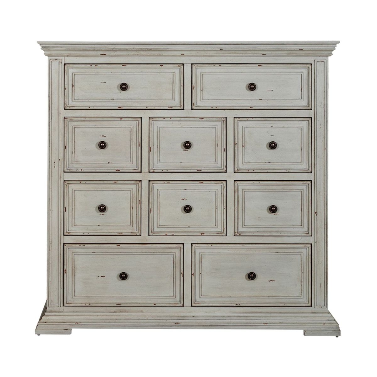 Liberty Furniture Big Valley 10 Drawer Chesser in Whitestone image