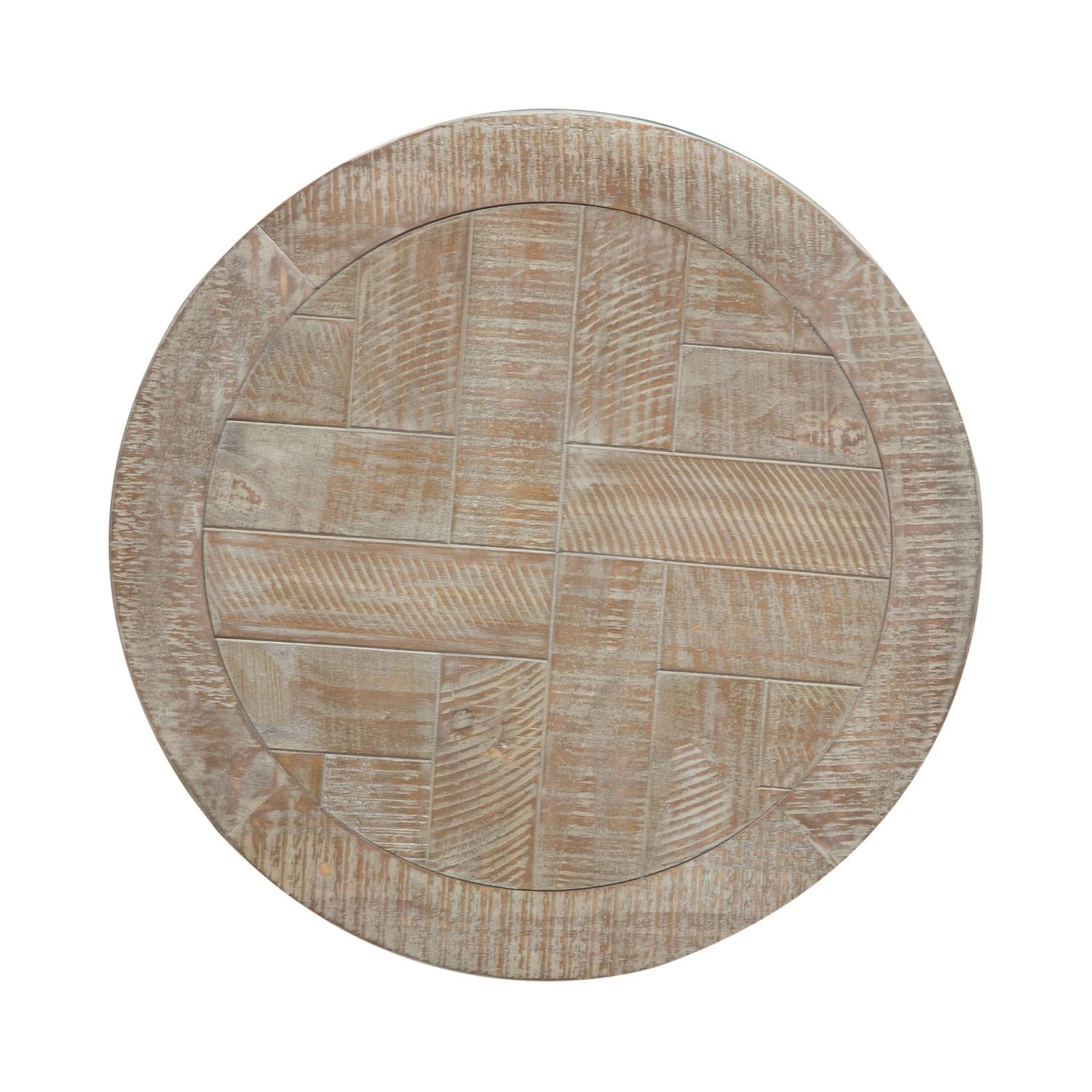 Parkland Falls End Table in Weathered Taupe image