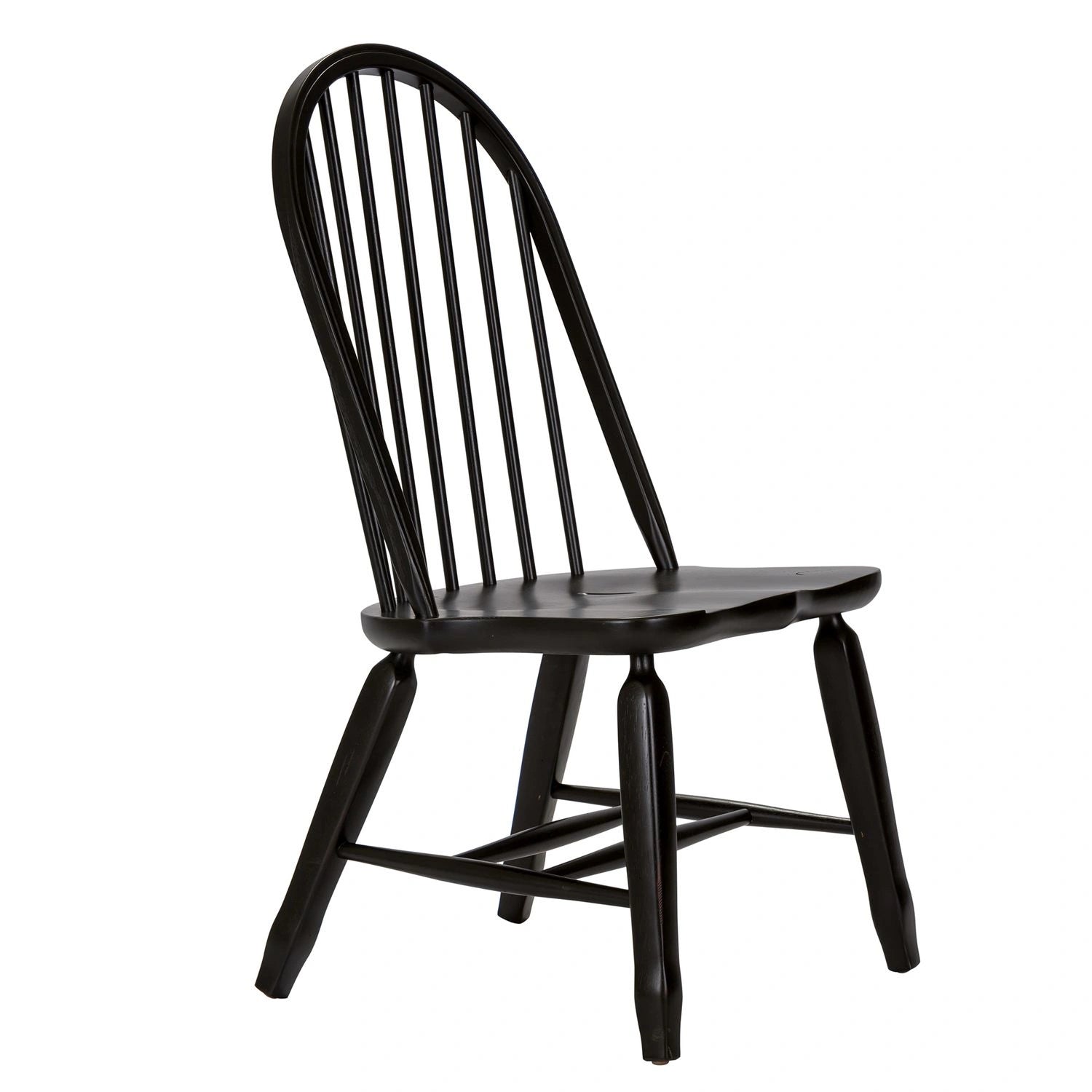 Treasures Bow Back Side Chair - Black image