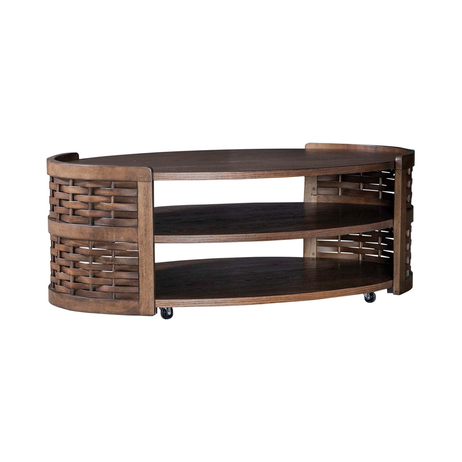 Warren Park Oval Cocktail Table - Luxury Home Furniture (MI)