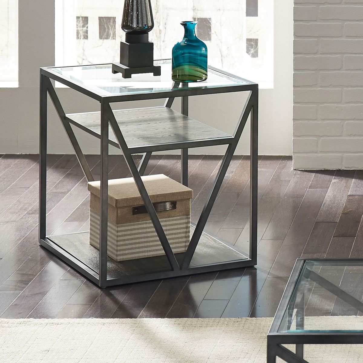 Liberty Furniture Arista End Table in Cobblestone Brown - Luxury Home Furniture (MI)