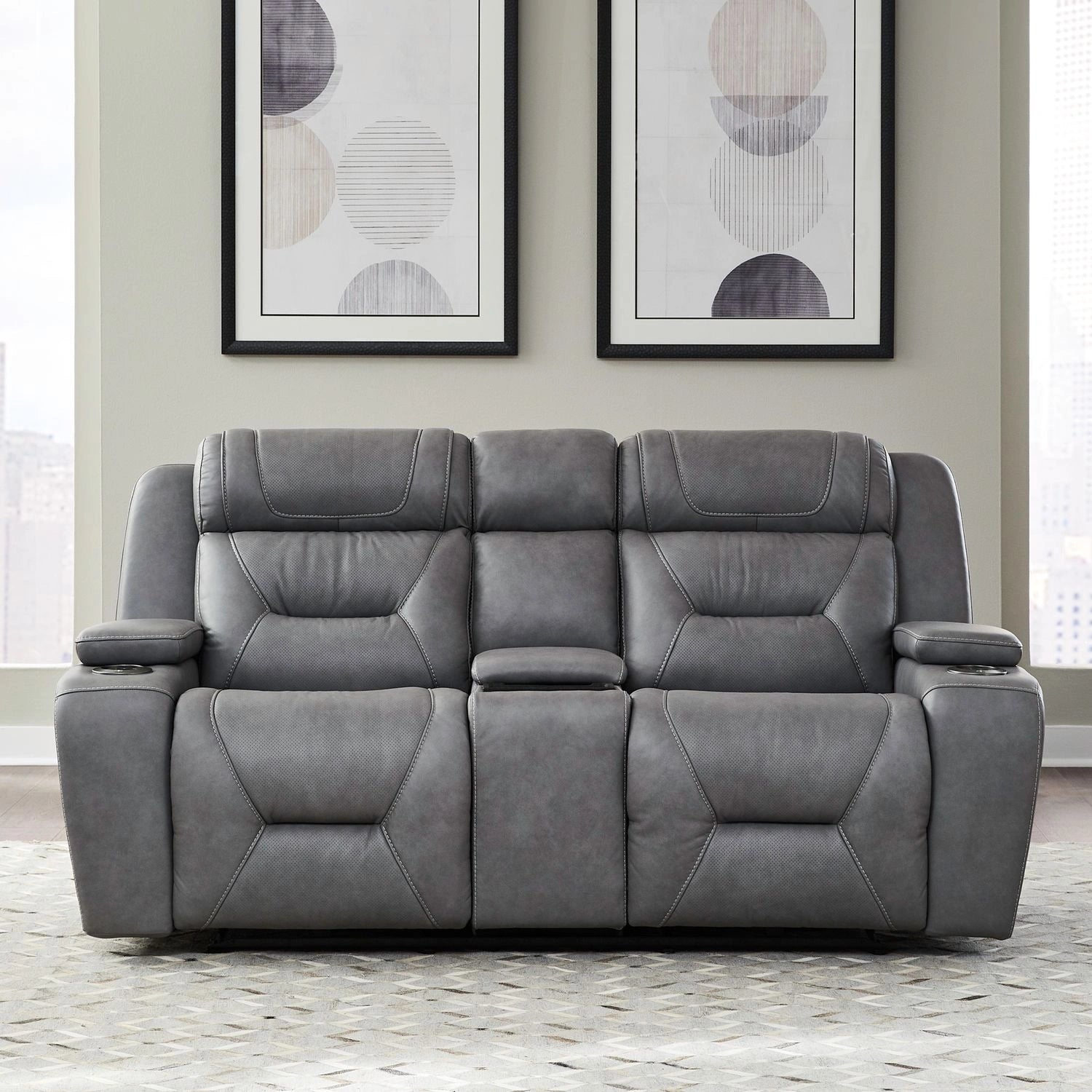 Chapman Loveseat w/ Console P2 & ZG image