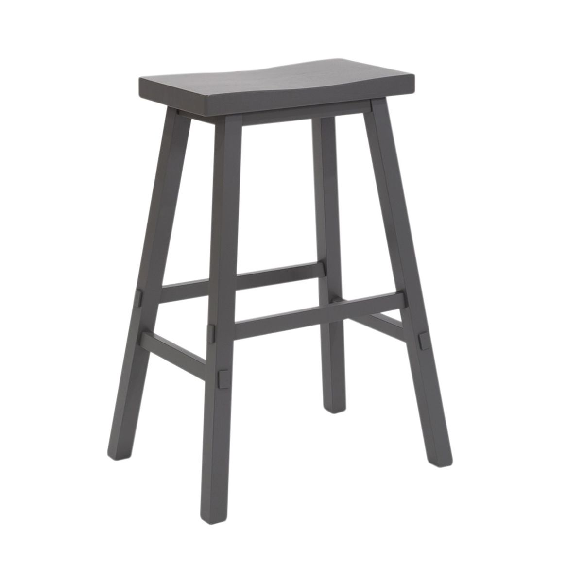 Liberty Furniture Creations II 24 Inch Sawhorse Barstool in Gray (Set of 2) image