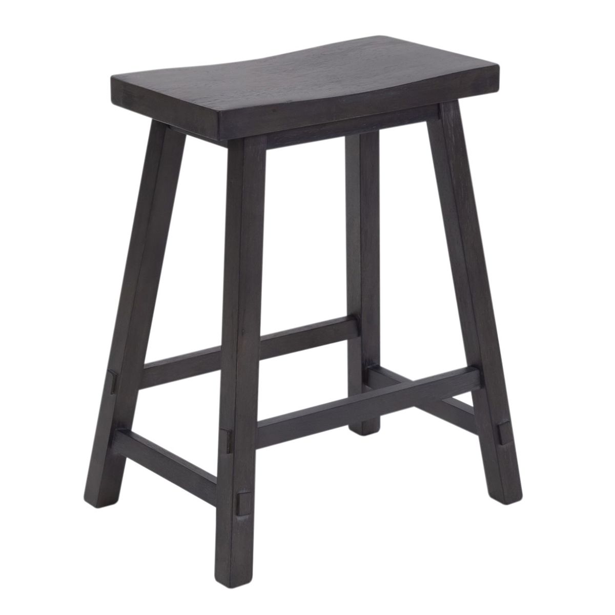 Liberty Furniture Creations II 30 Inch Sawhorse Barstool in Slate (Set of 2) - Luxury Home Furniture (MI)