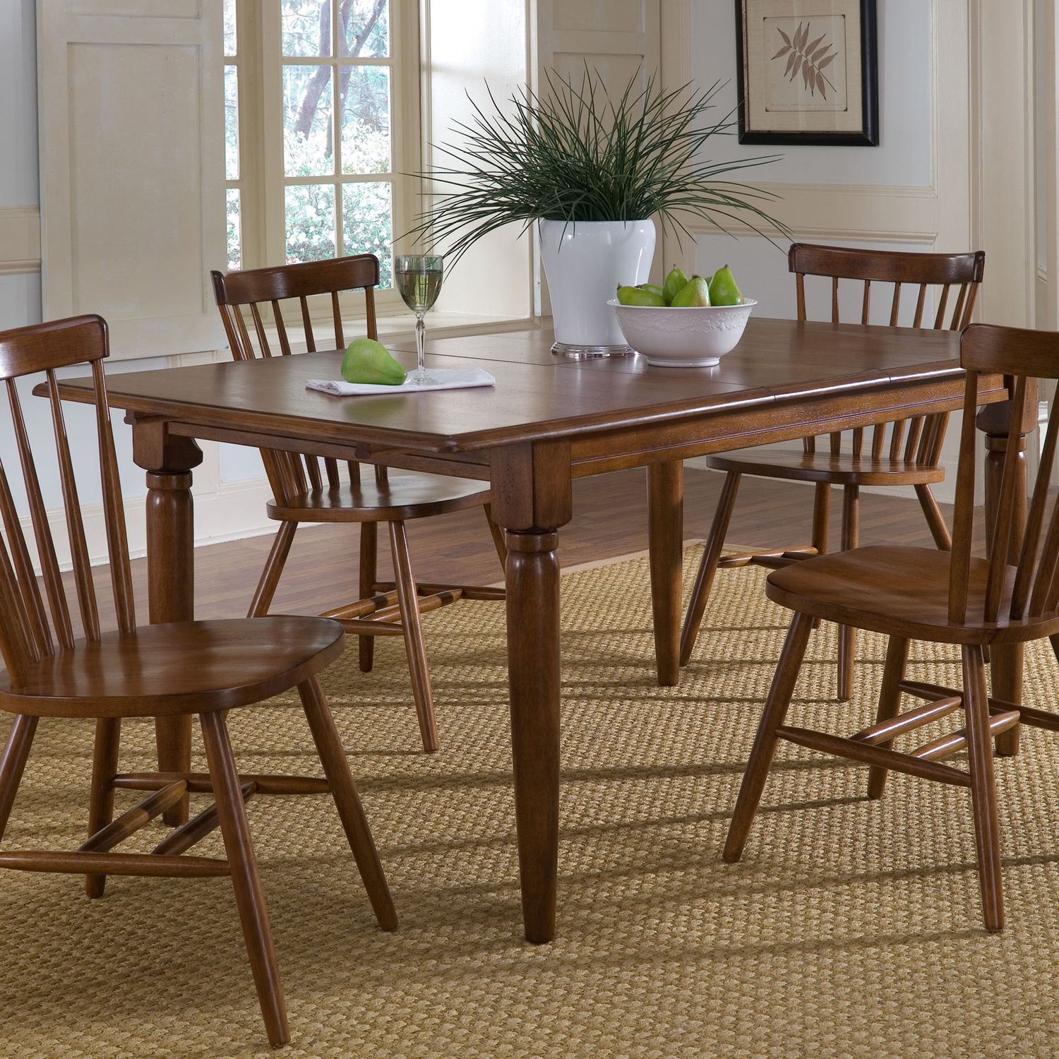 Creations II Butterfly Leaf Table in Tobacco Finish image