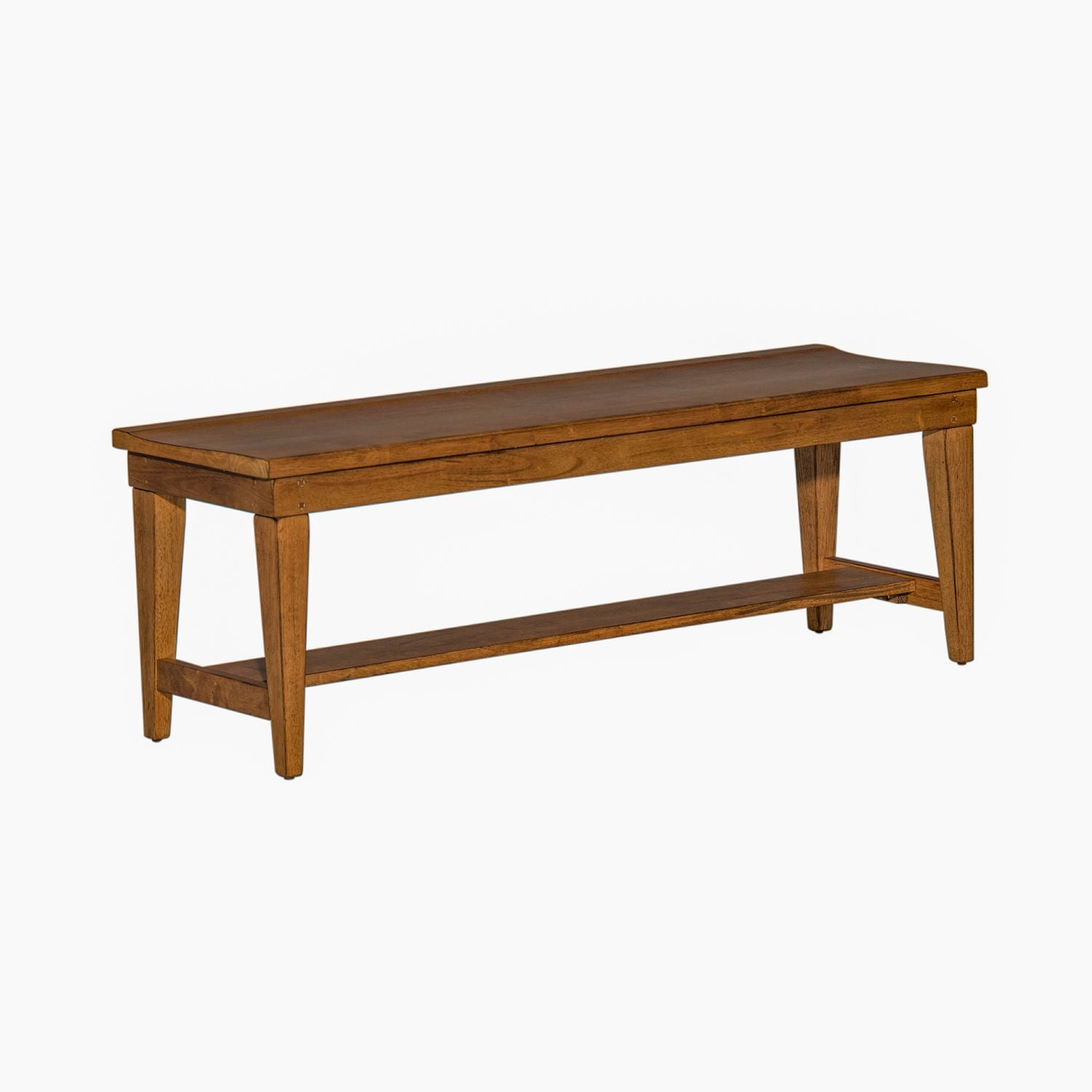 Hearthstone Bench in Rustic Oak - Luxury Home Furniture (MI)
