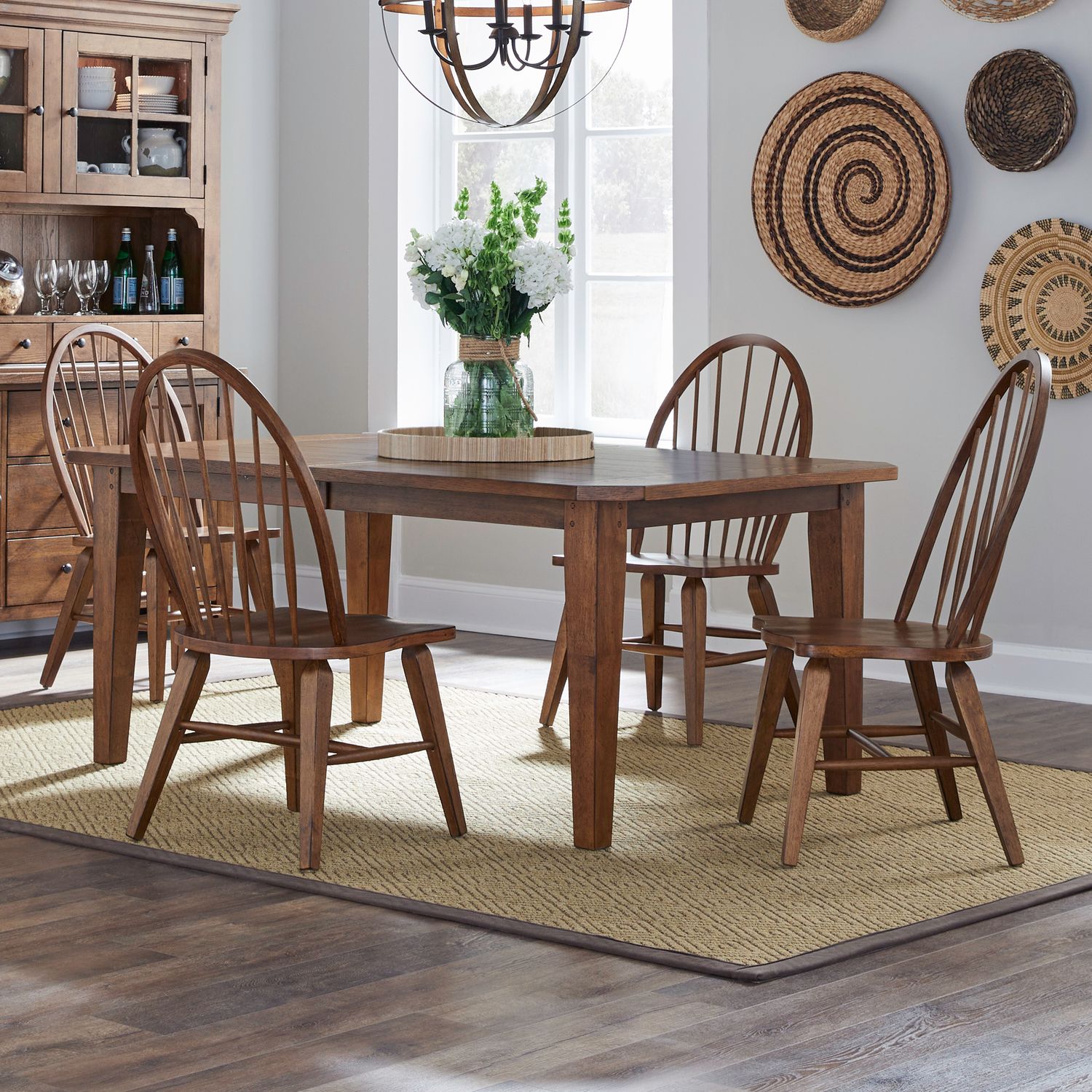 Hearthstone Ridge 5 Piece Rectangular Table Set image