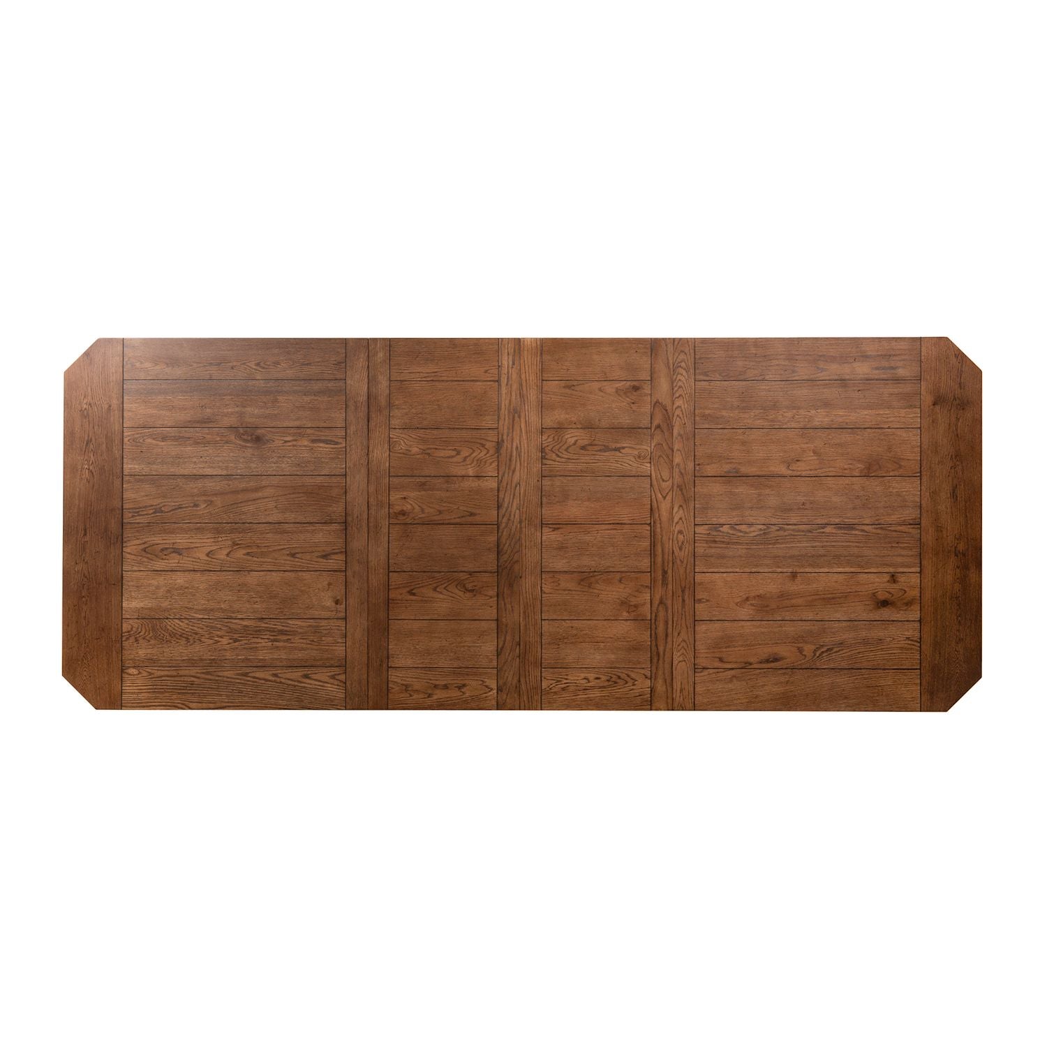 Hearthstone Rectangular Leg Table in Rustic Oak Finish - Luxury Home Furniture (MI)