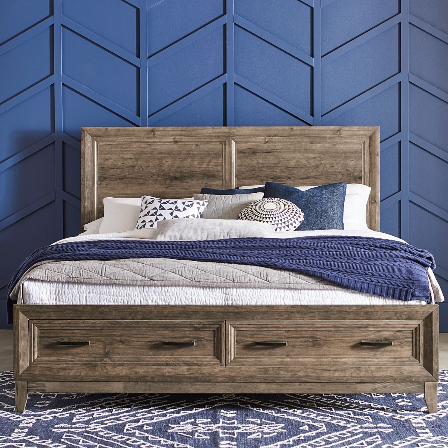 Ridgecrest King Storage Bed image