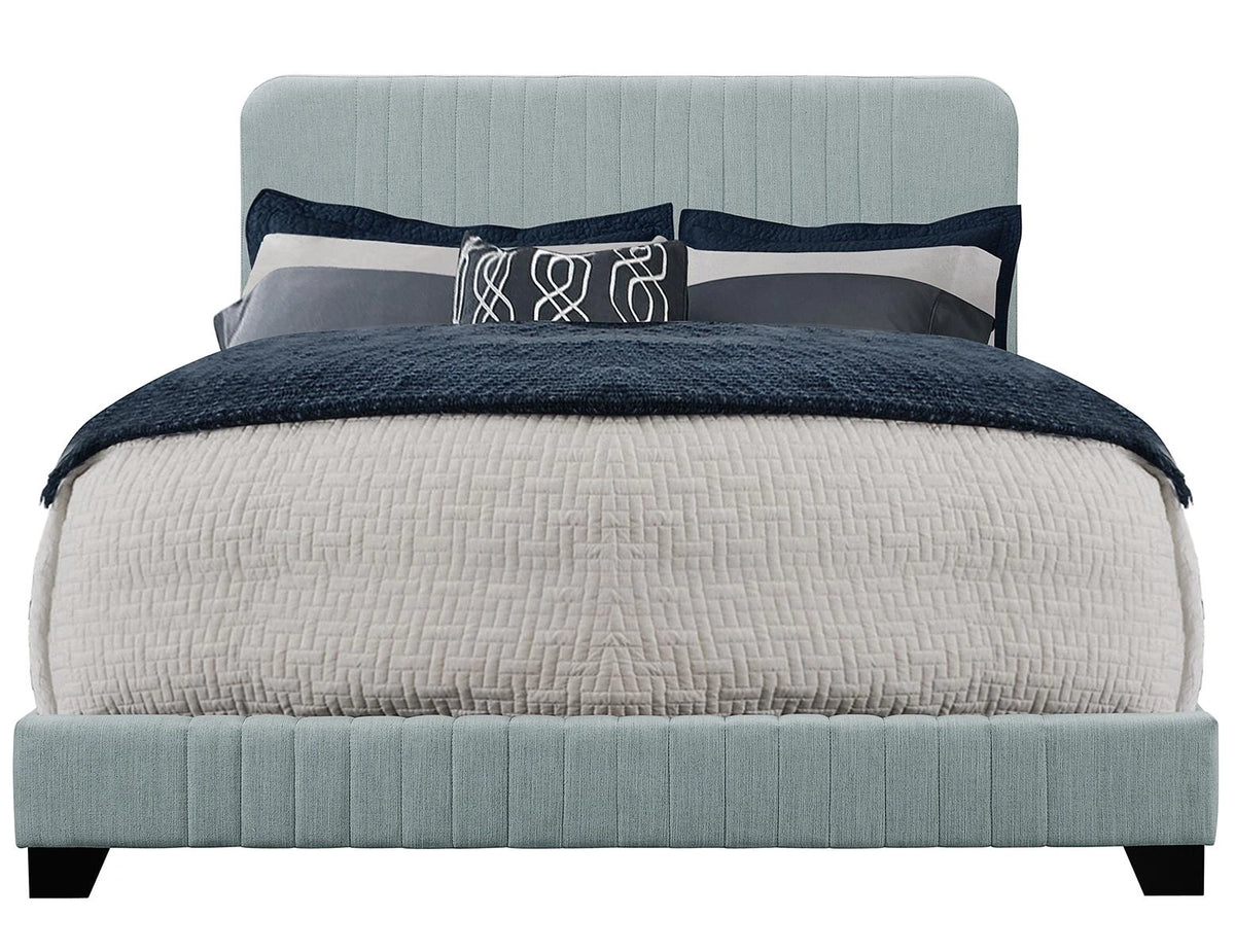 Pulaski ACH All-In-One Queen Channeled Bed in Blue