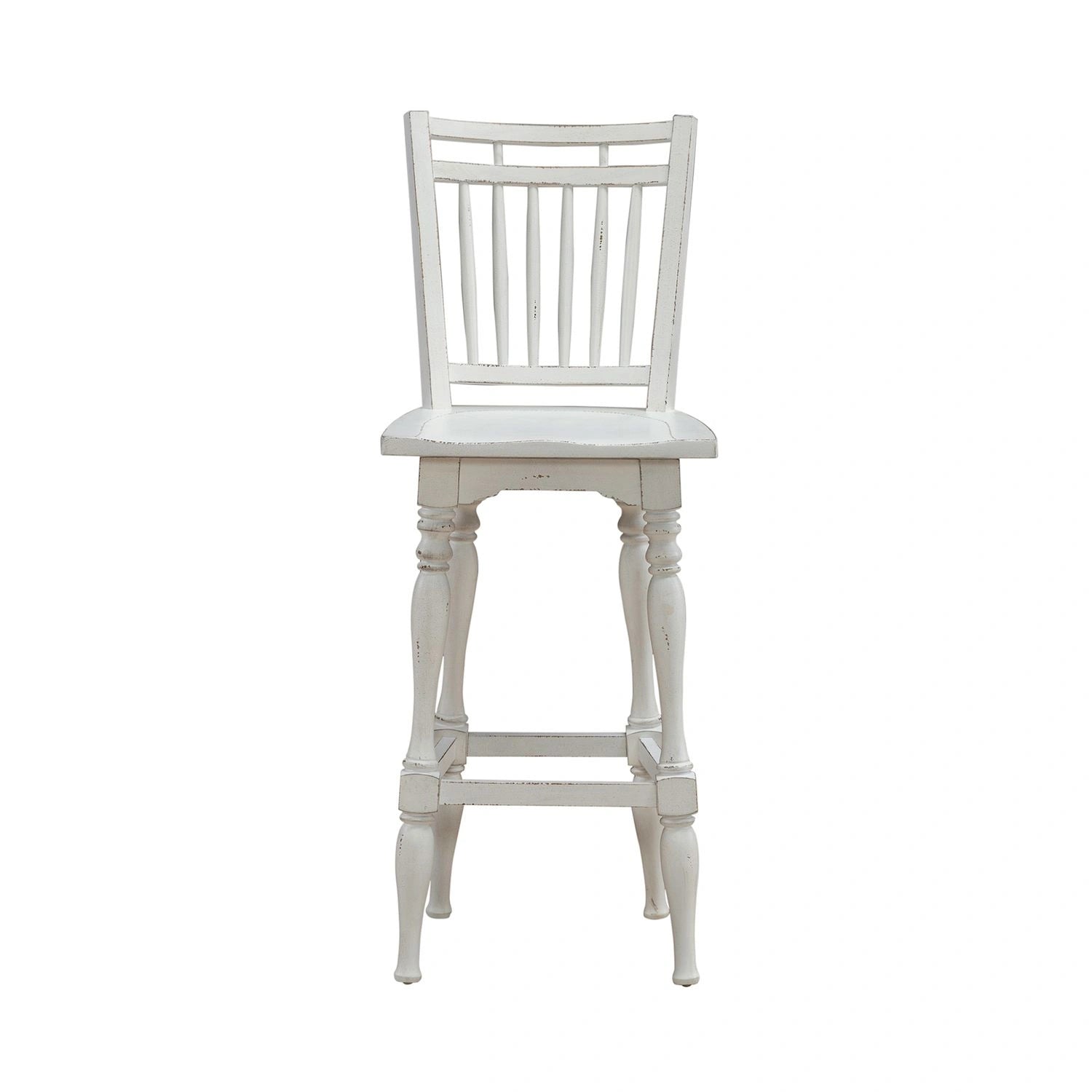 Magnolia Manor Spindle Back Swivel Bar Stool image