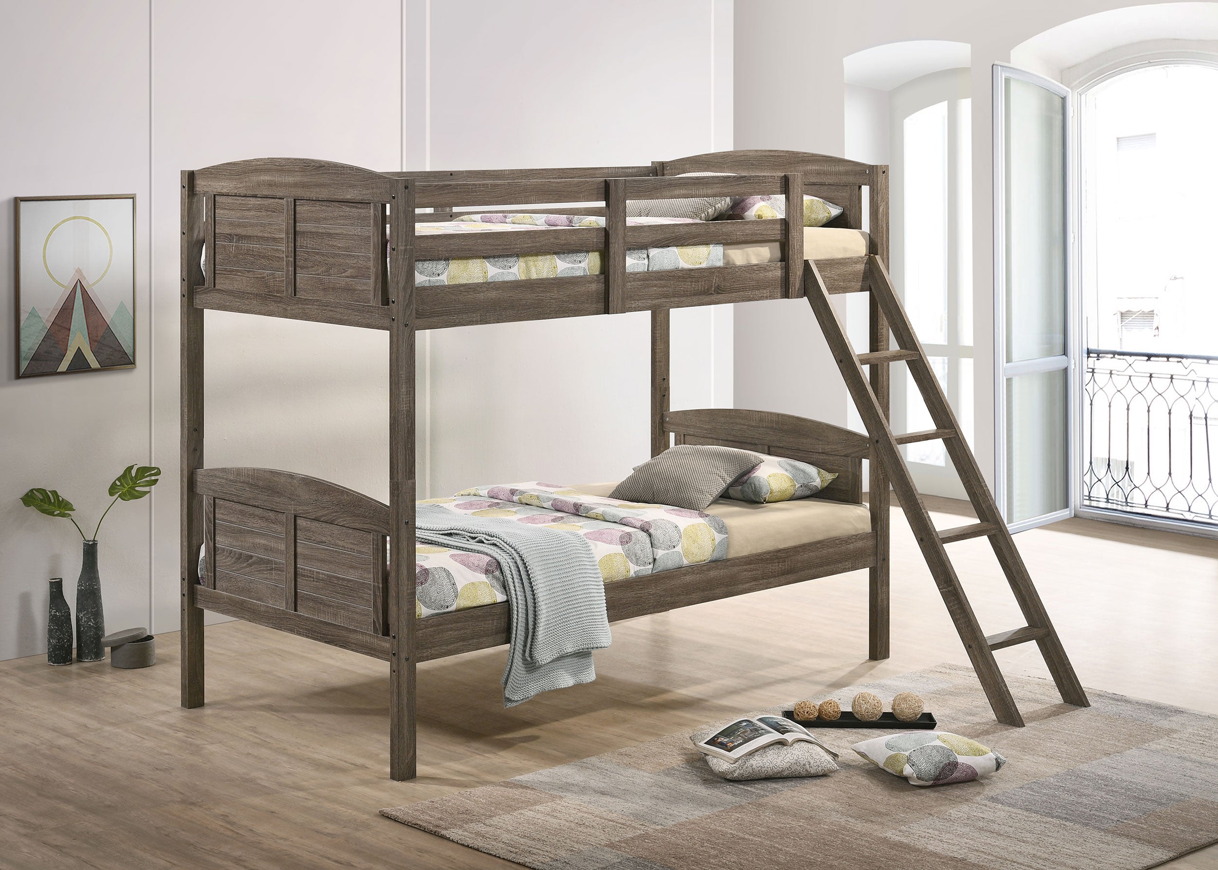Flynn Bunk Bed with Mattress - Luxury Home Furniture (MI)