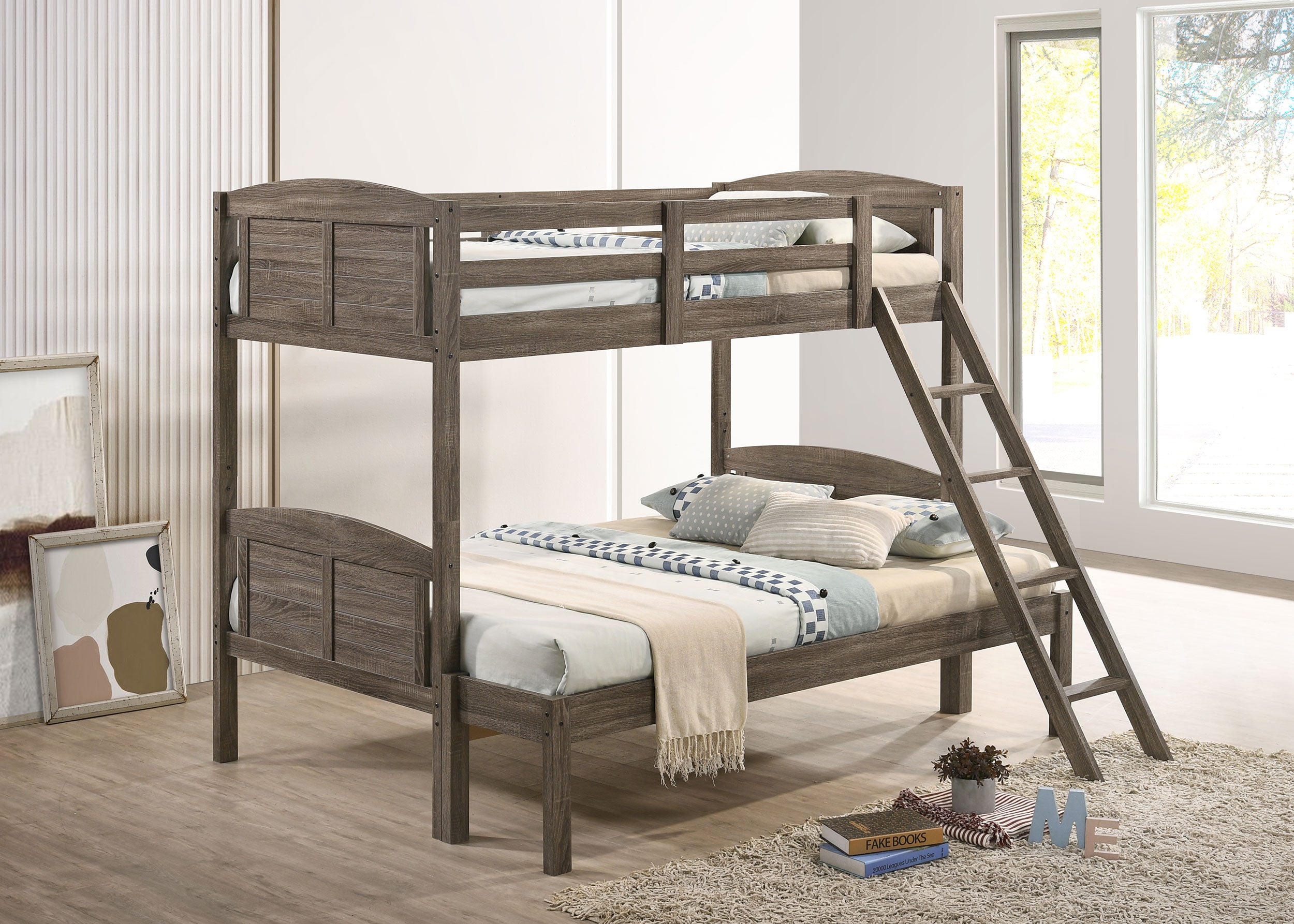 Flynn Bunk Bed with Mattress - Luxury Home Furniture (MI)