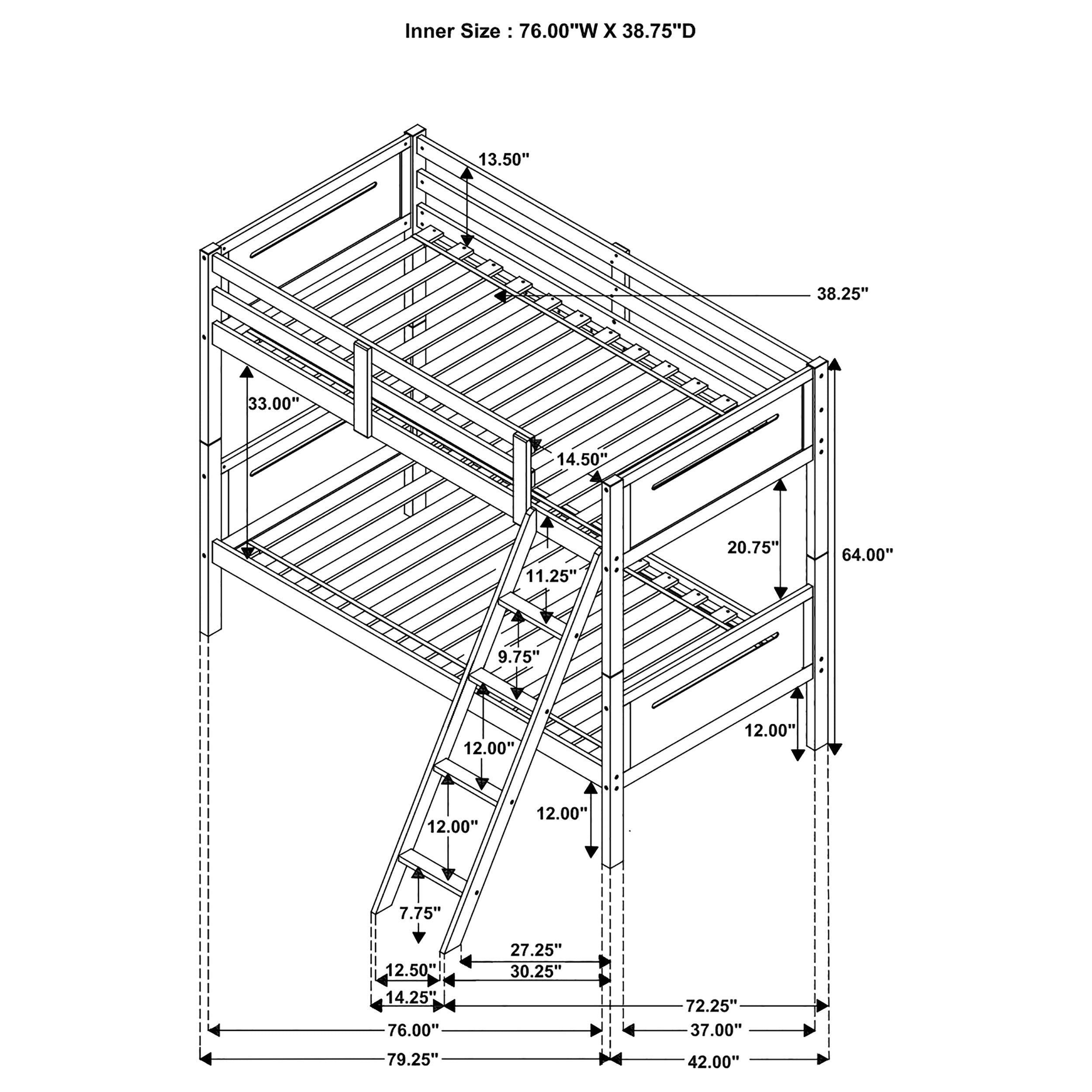 Littleton Bunk Bed - Luxury Home Furniture (MI)