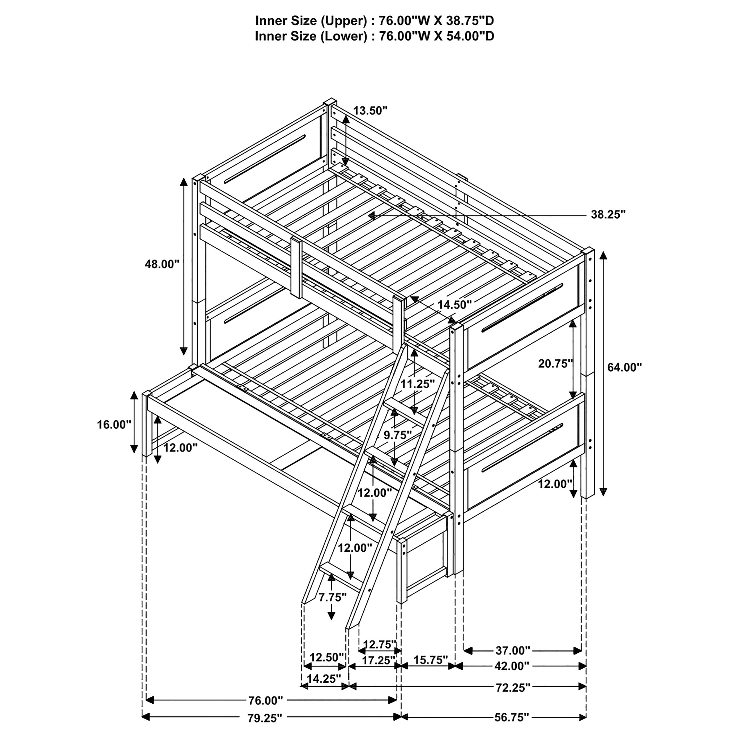 Littleton Bunk Bed - Luxury Home Furniture (MI)