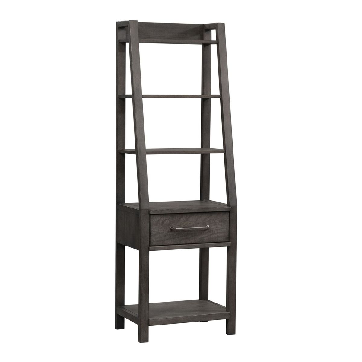 Liberty Furniture Modern Farmhouse Leaning Pier in Dusty Charcoal