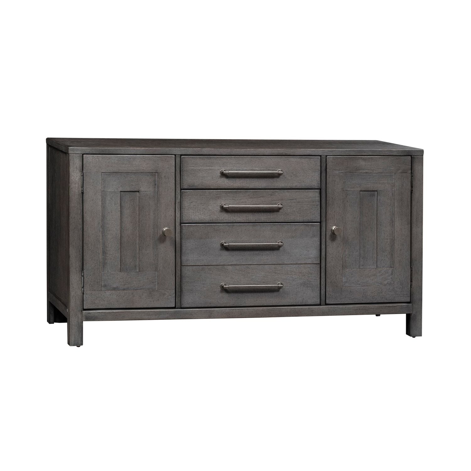 Modern Farmhouse Credenza in Dusty Charcoal