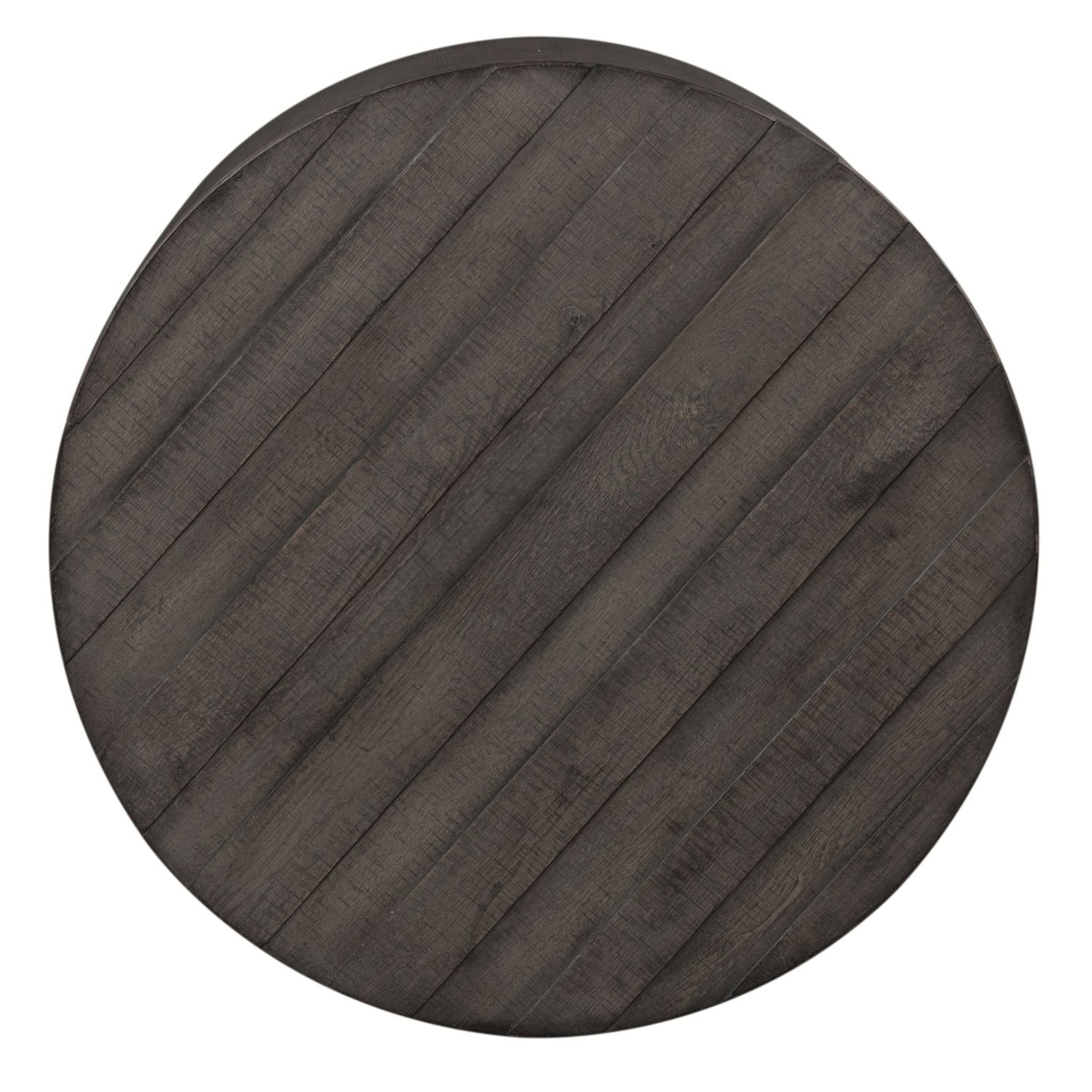 Modern Farmhouse Drum Cocktail Table