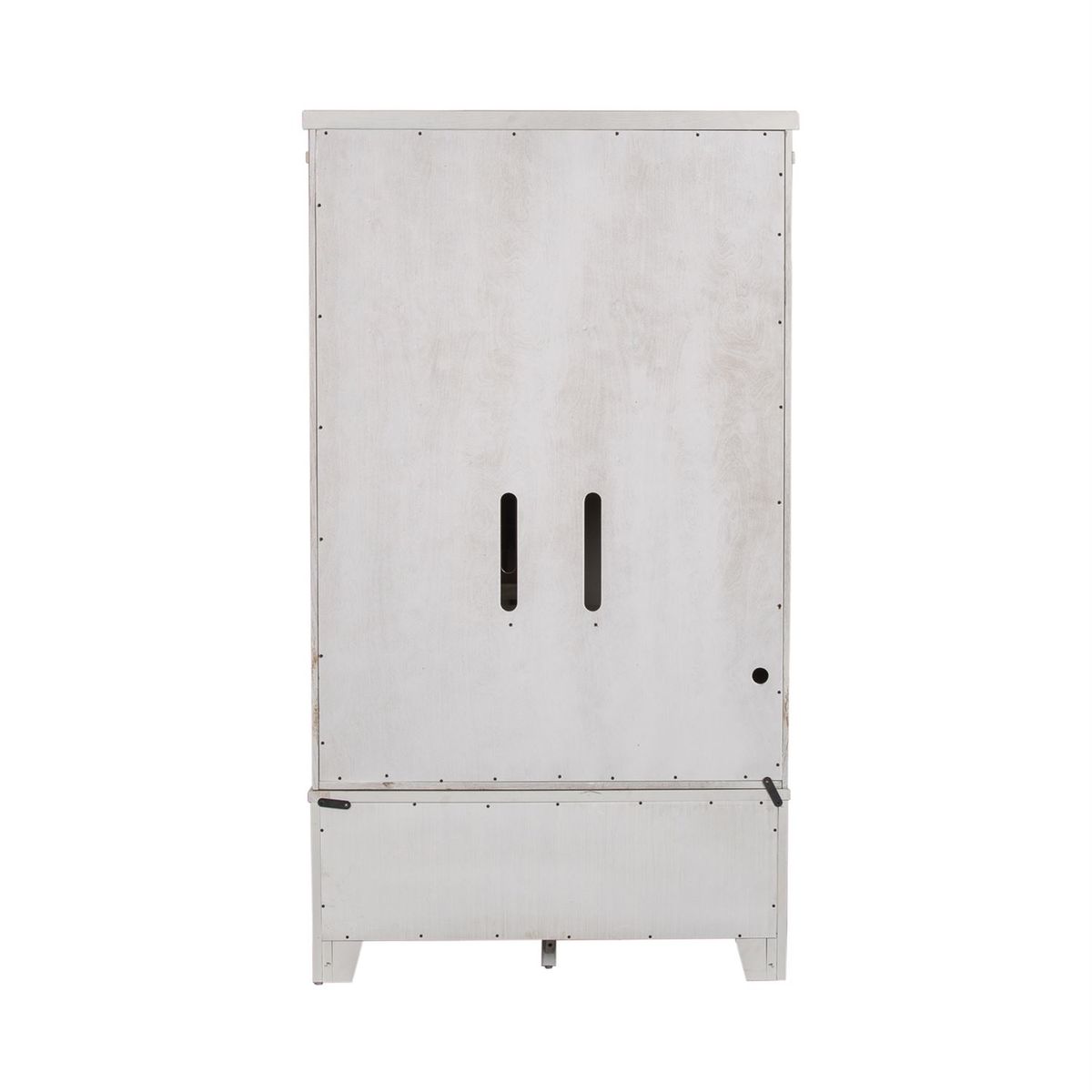 Liberty Modern Farmhouse Armoire in White - Luxury Home Furniture (MI)