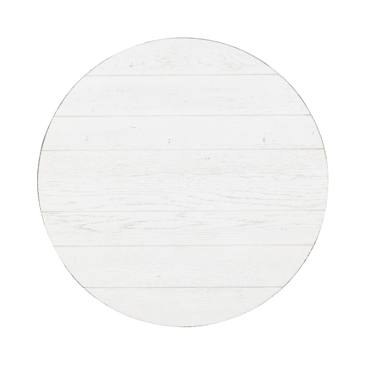 Modern Farmhouse Splay Leg Round Cocktail in Flea Market White