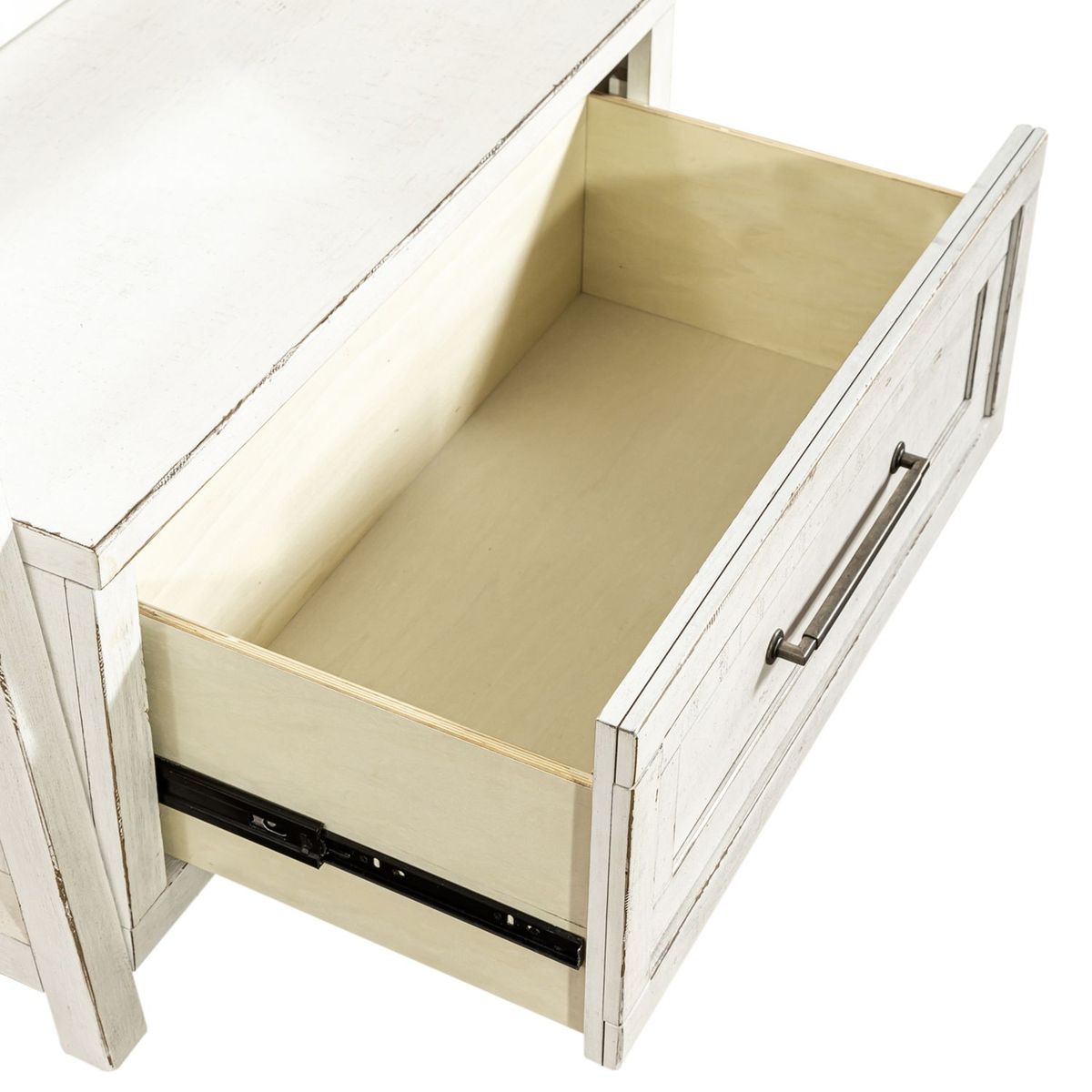 Liberty Furniture Modern Farmhouse Hall Tree in White - Luxury Home Furniture (MI)