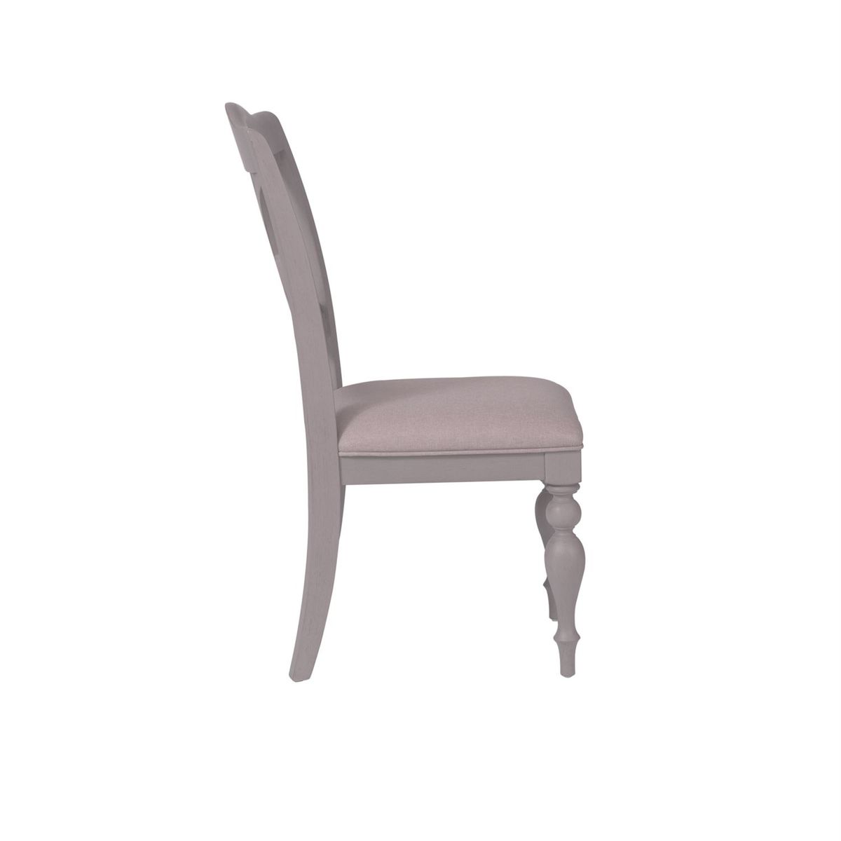Liberty Furniture Summer House Slat Back Side Chair (RTA) in Dove Grey (Set of 2) - Luxury Home Furniture (MI)