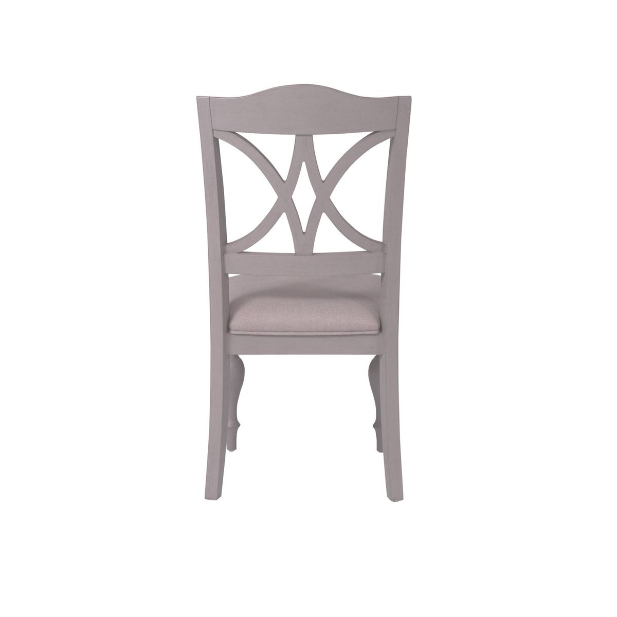 Liberty Furniture Summer House Slat Back Side Chair (RTA) in Dove Grey (Set of 2) - Luxury Home Furniture (MI)