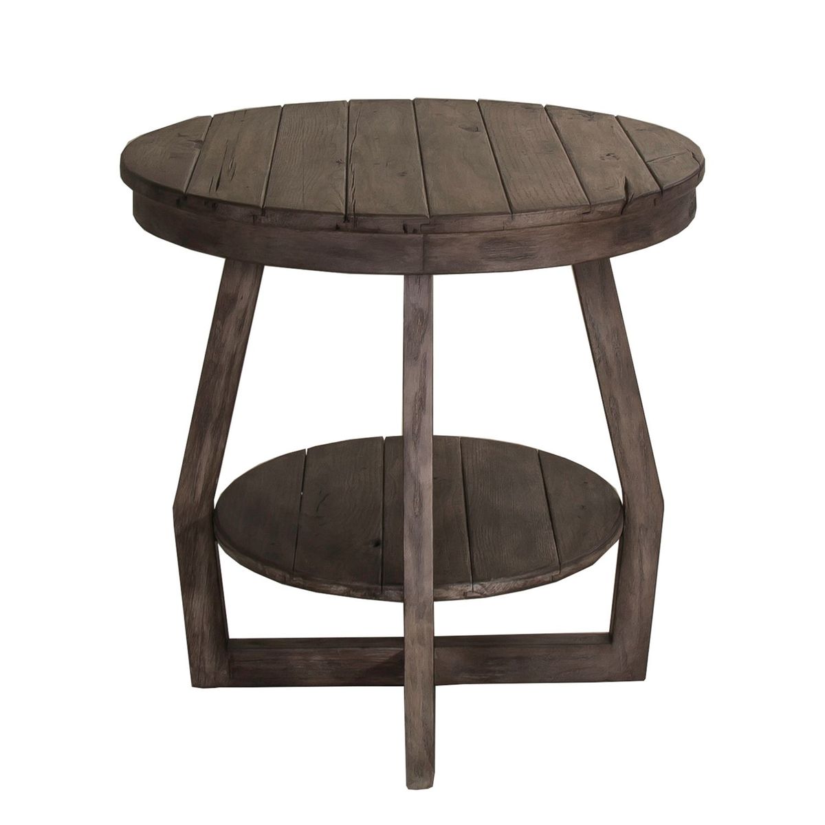 Liberty Furniture Hayden Way End Table in Gray image