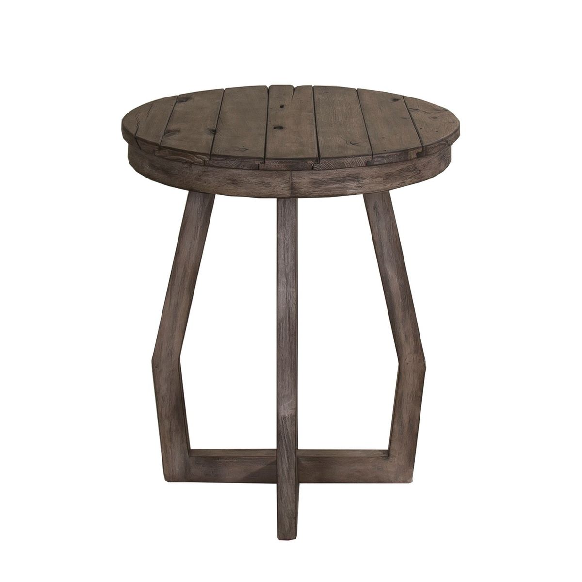 Liberty Furniture Hayden Way Chair Side Table in Gray image