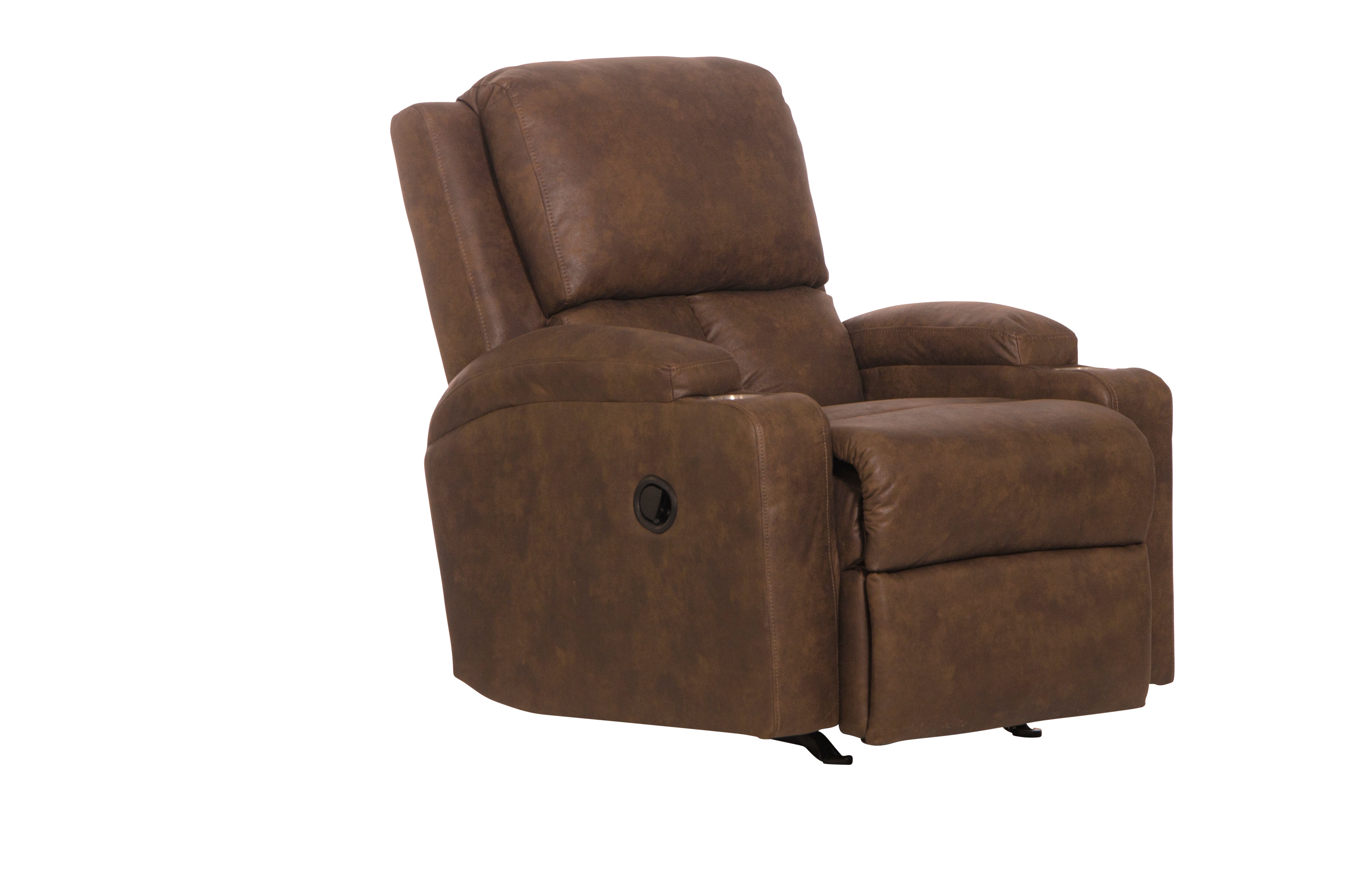 Kyle Rocker Recliner w/dual cupholders - Luxury Home Furniture (MI)
