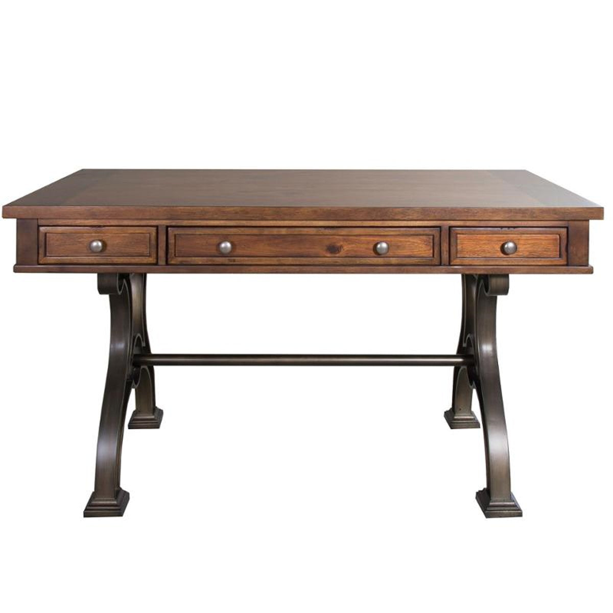 Liberty Arlington House Writing Desk in Cobblestone Brown - Luxury Home Furniture (MI)
