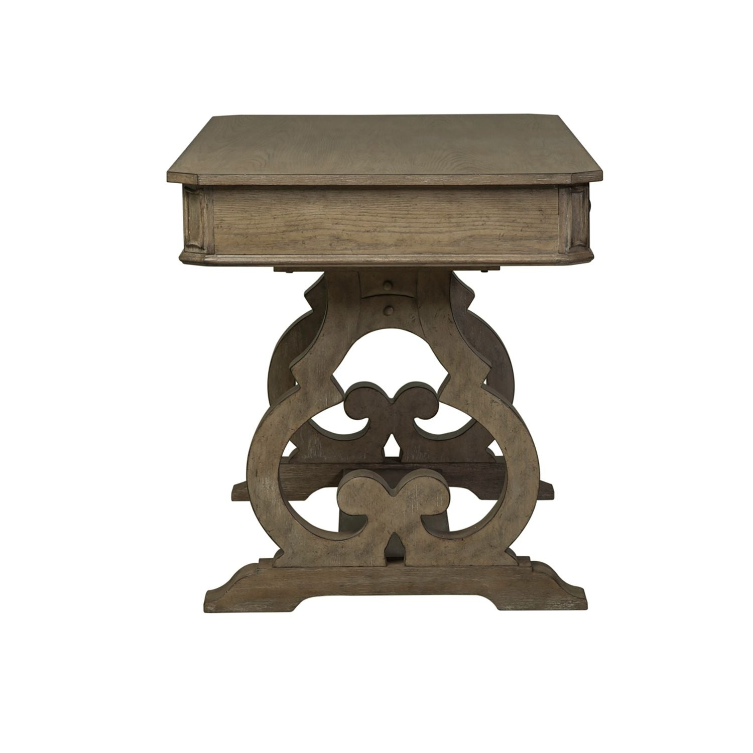Simply Elegant Writing Desk in Heathered Taupe - Luxury Home Furniture (MI)