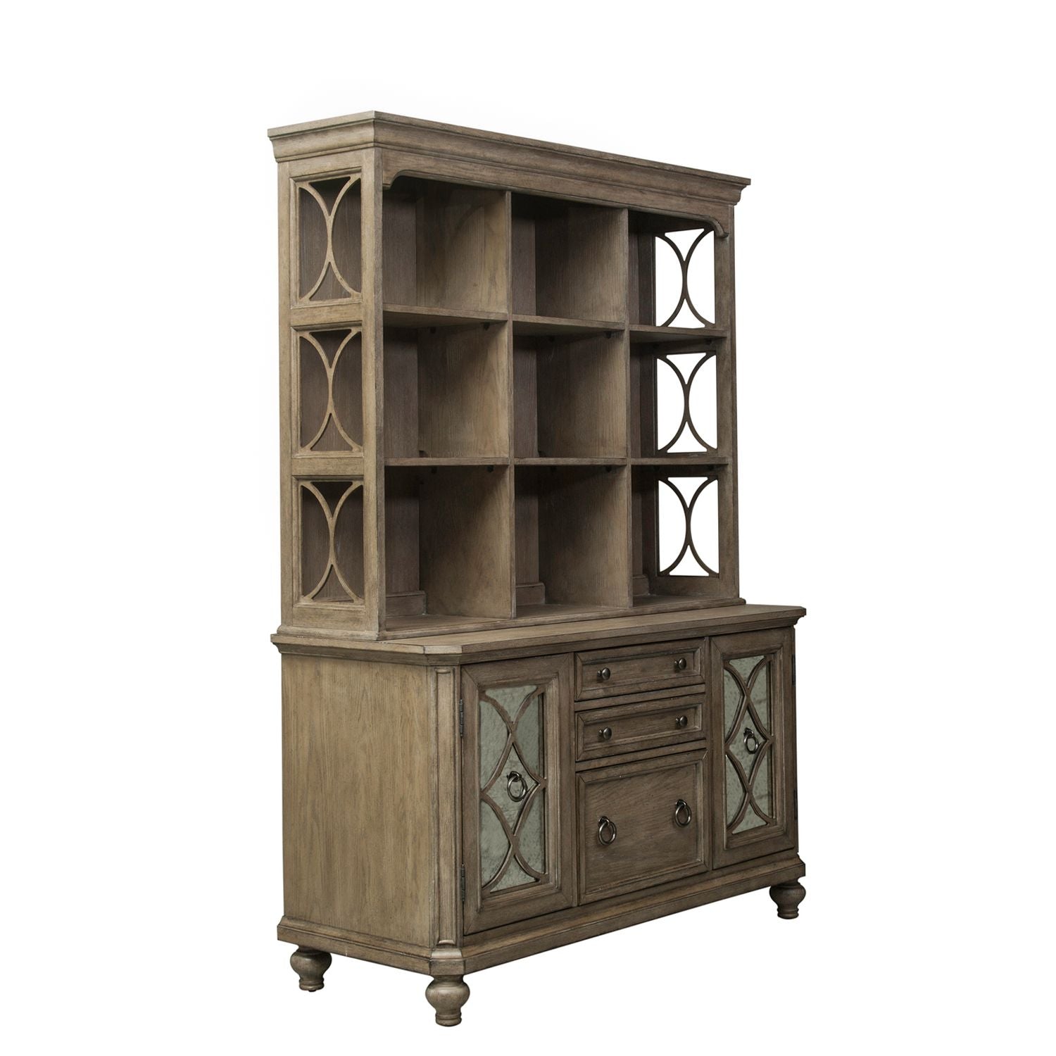 Simply Elegant Credenza & Hutch Set - Luxury Home Furniture (MI)