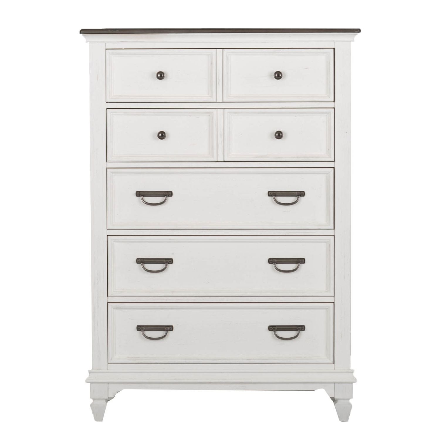 Allyson Park King Panel Bed, Dresser & Mirror, Chest, Night Stand - Luxury Home Furniture (MI)
