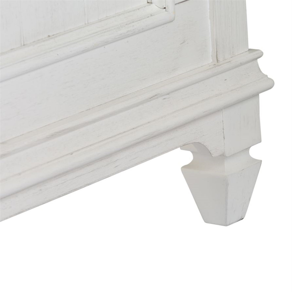 Liberty Furniture Allyson Park Full Panel Bed in Wirebrushed White - Luxury Home Furniture (MI)