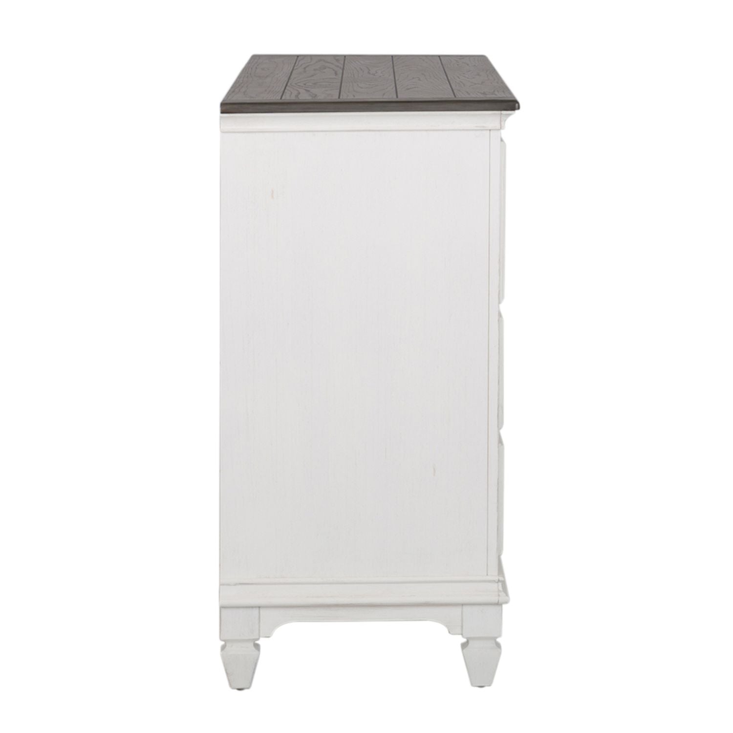 Allyson Park Drawer Dresser in Wirebrushed White