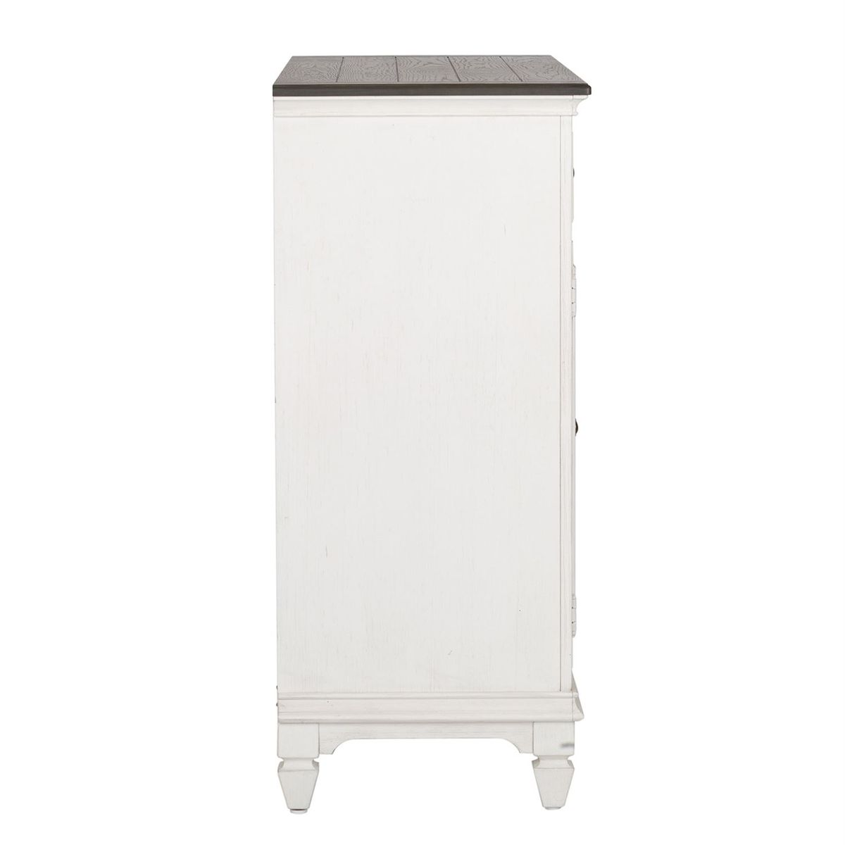 Liberty Furniture Allyson Park Buffet in White with Charcoal - Luxury Home Furniture (MI)