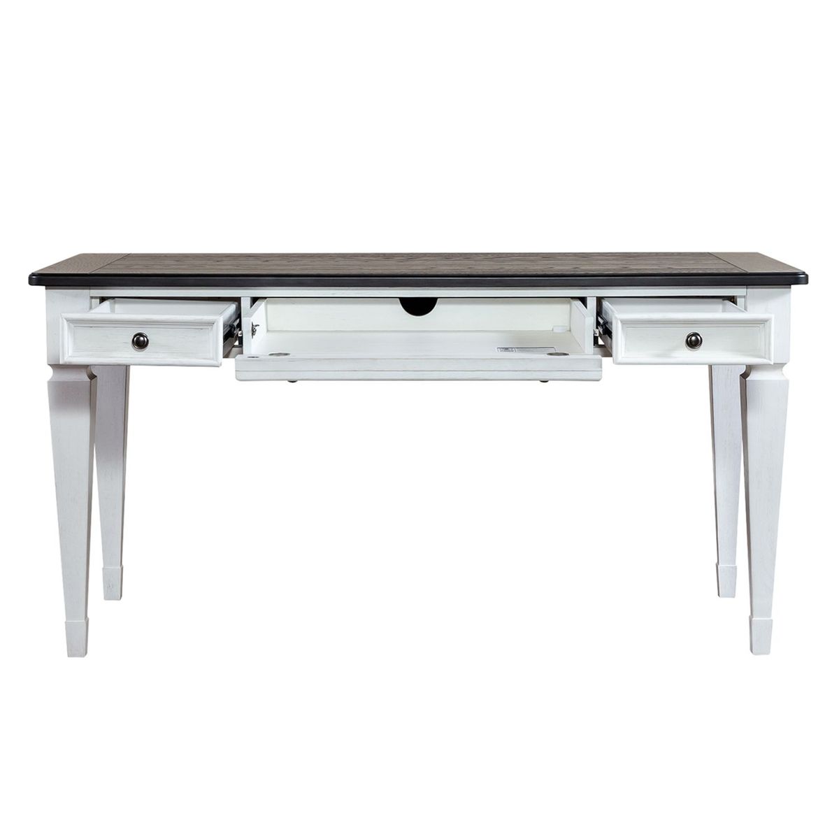 Liberty Allyson Park Writing Desk in Wirebrushed White - Luxury Home Furniture (MI)