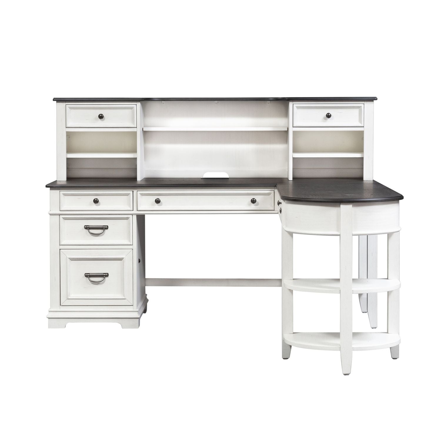 Allyson Park L Shaped Desk Set - Luxury Home Furniture (MI)