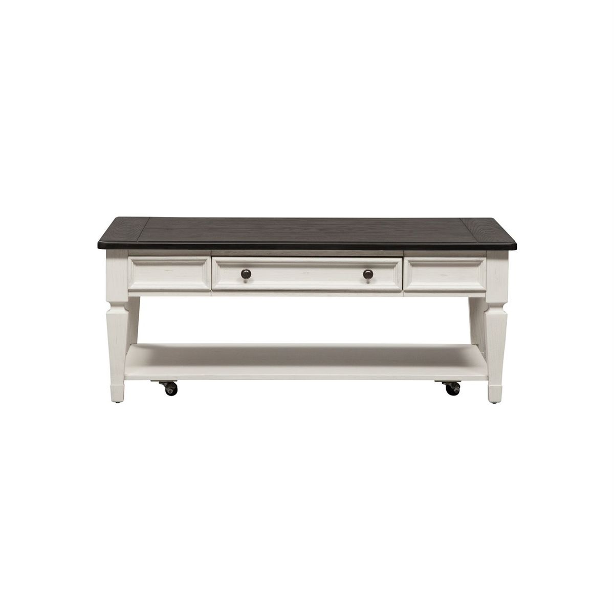 Liberty Furniture Allyson Park Round Cocktail Table in White