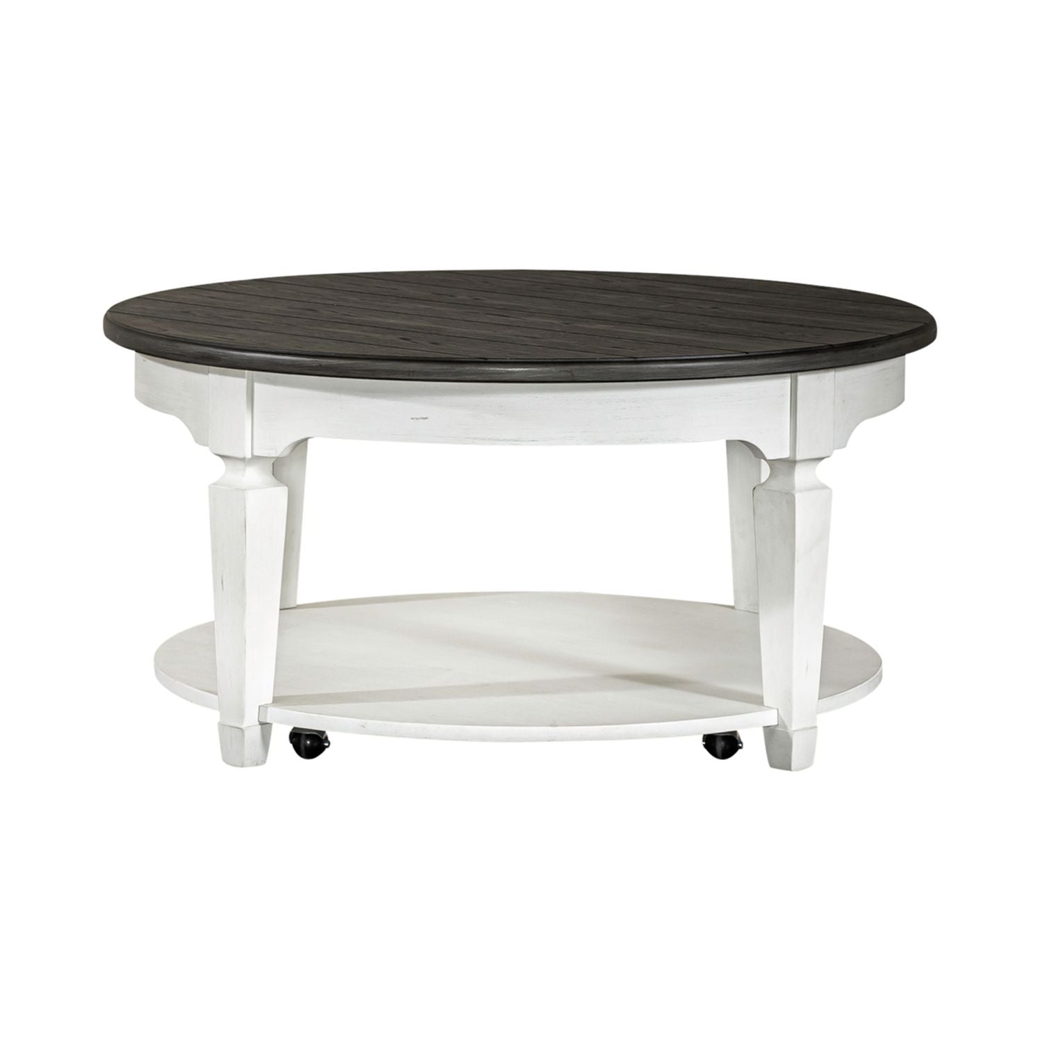 Allyson Park Round Cocktail Table in White image