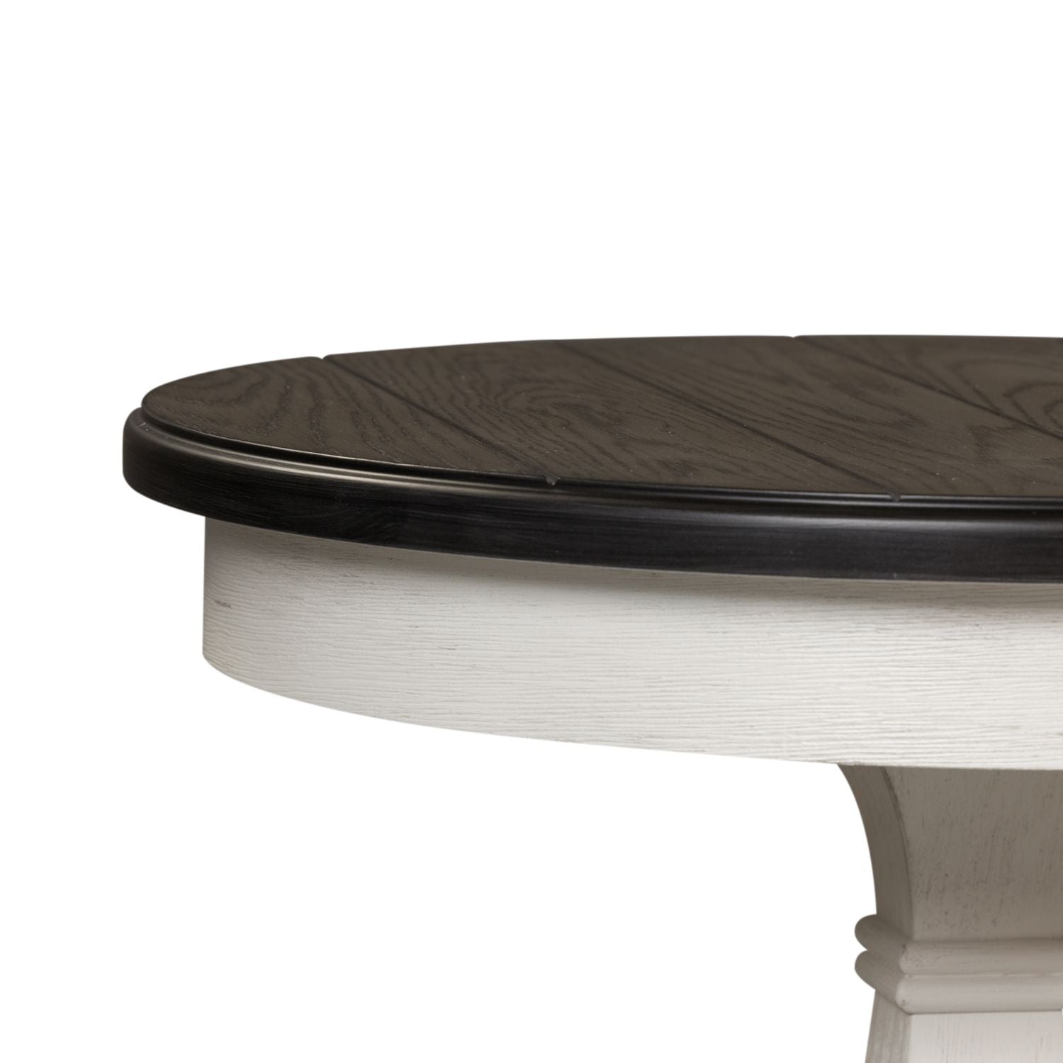 Allyson Park Chair Side Table in Wirebrushed White - Luxury Home Furniture (MI)