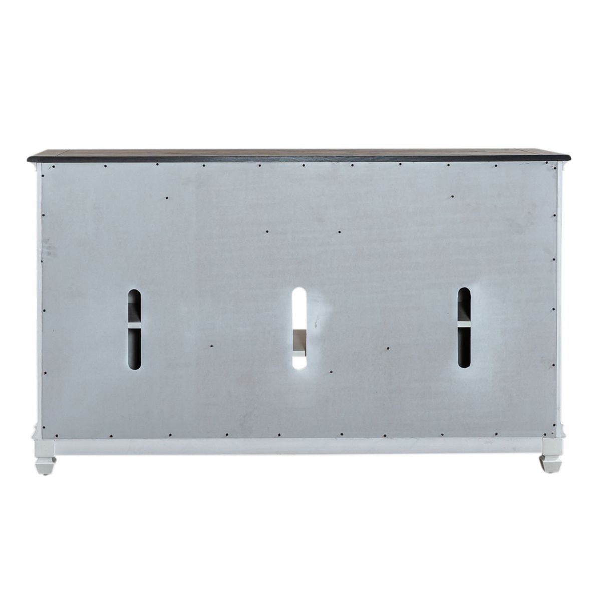 Liberty Furniture Allyson Park 68 Inch Highboy TV Console in Wirebrushed White - Luxury Home Furniture (MI)