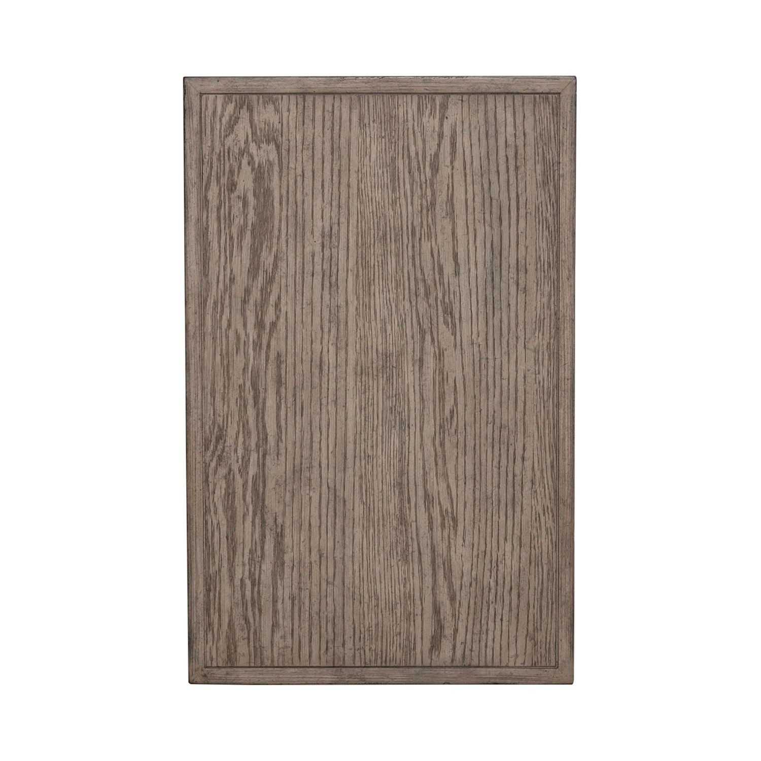 City Scape Chair Side Table in White Oak Veneers