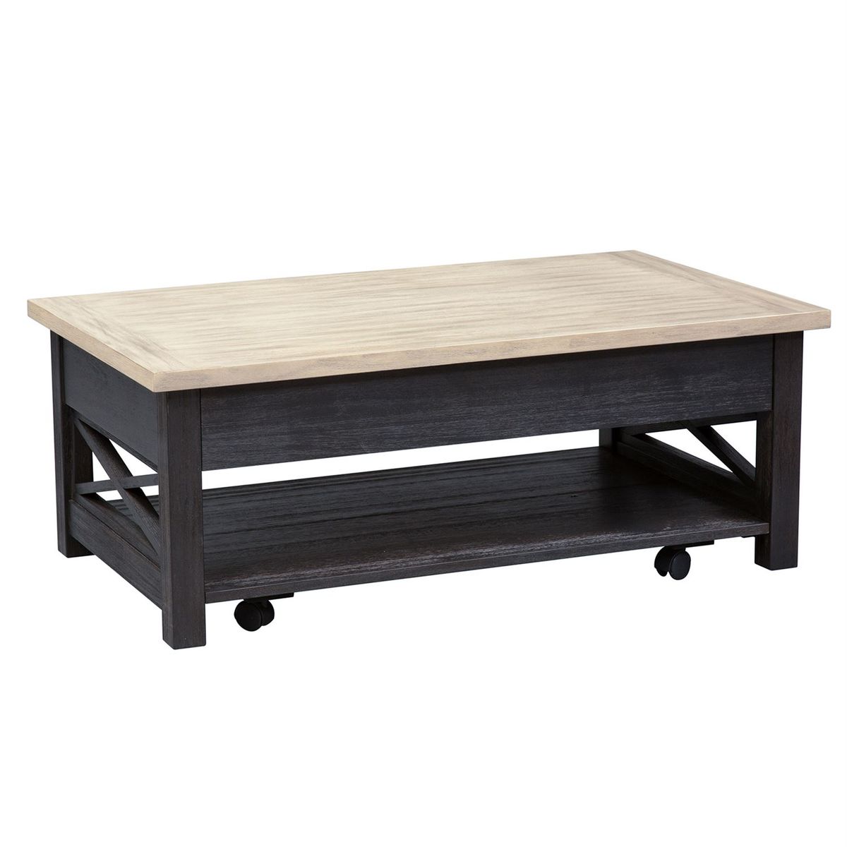 Liberty Heatherbrook Lift Top Cocktail Table in Charcoal and Ash - Luxury Home Furniture (MI)
